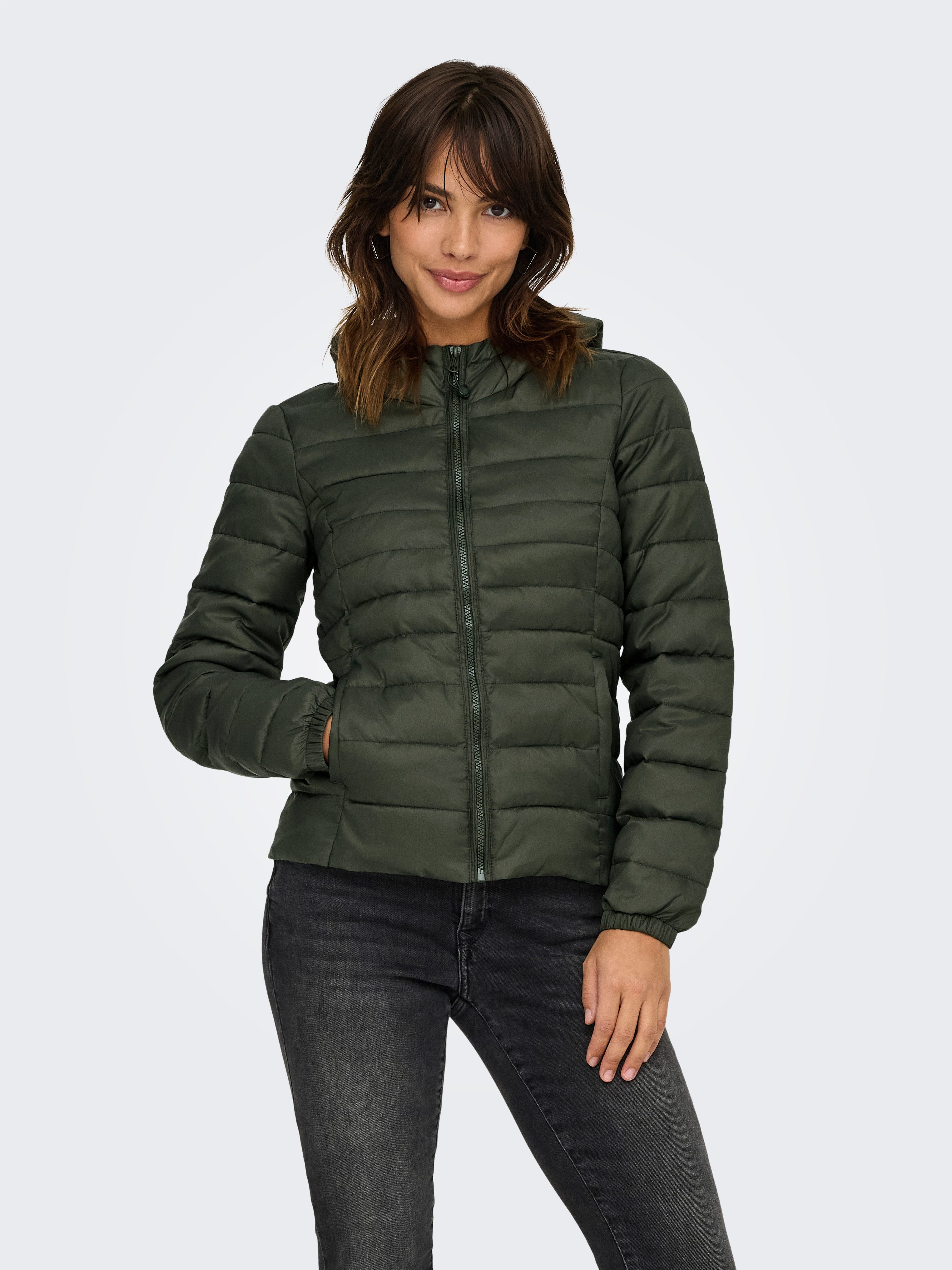 Only Gewatteerde jas ONLTAHOE HOOD JACKET OTW NOOS