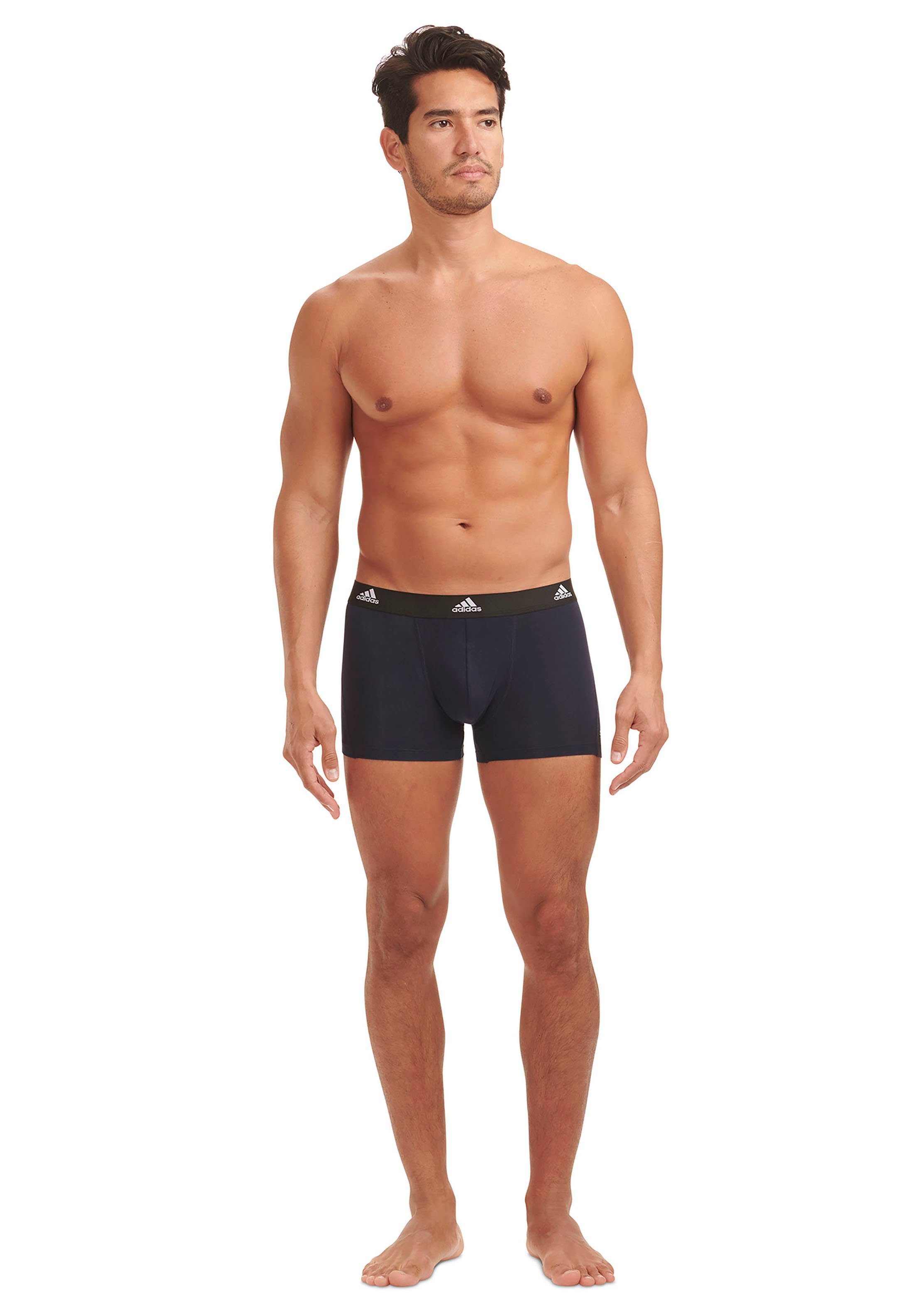 Adidas boxershorts active flex cotton 3-pack zwart