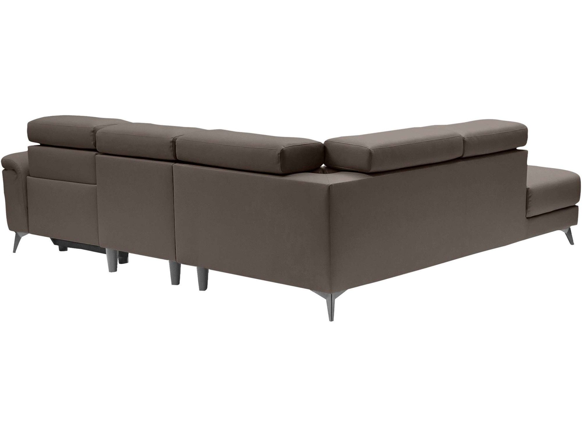 Places of Style Hoekbank Marita met elektrische relaxfunctie in de zitting en usb-aansluiting