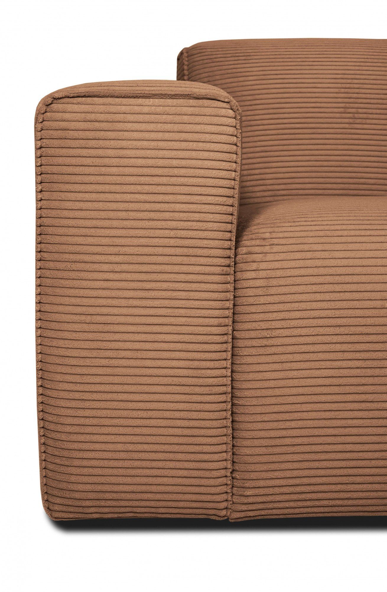 INOSIGN 3-zitsbank Clayton in een trendy ribfluwelen bekleding, diverse combinaties mogelijk