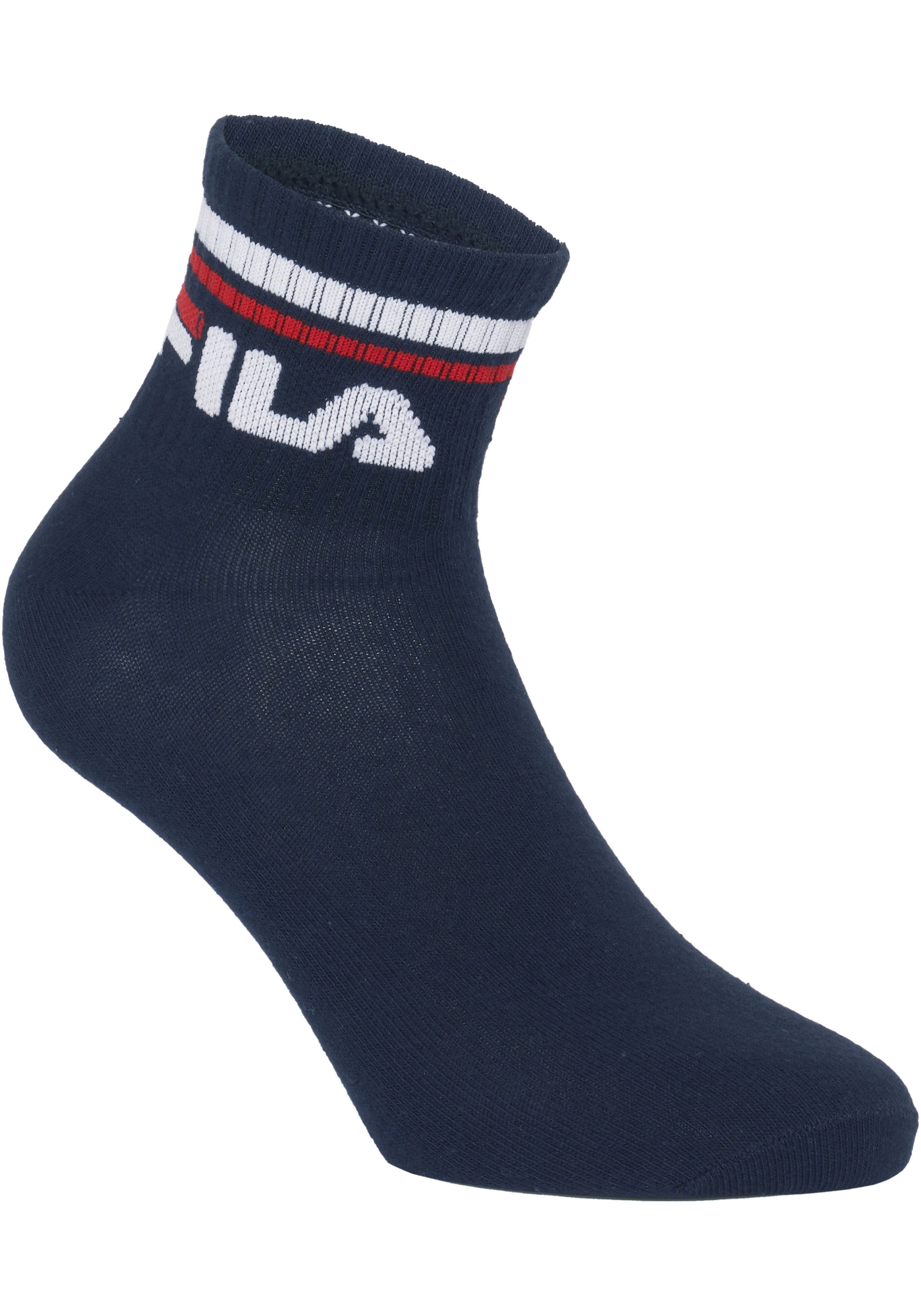 Fila Korte sokken UNISEX QUARTER PLAIN SOCKS (set, 6 paar)