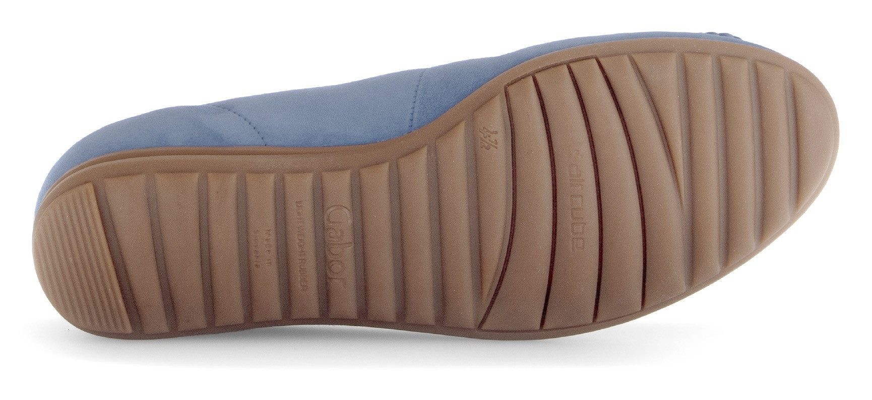 Gabor Ballerina's Florence , comfort schoen, zakelijke schoen, elastische afwerking, comfortbreedte g (= breed)