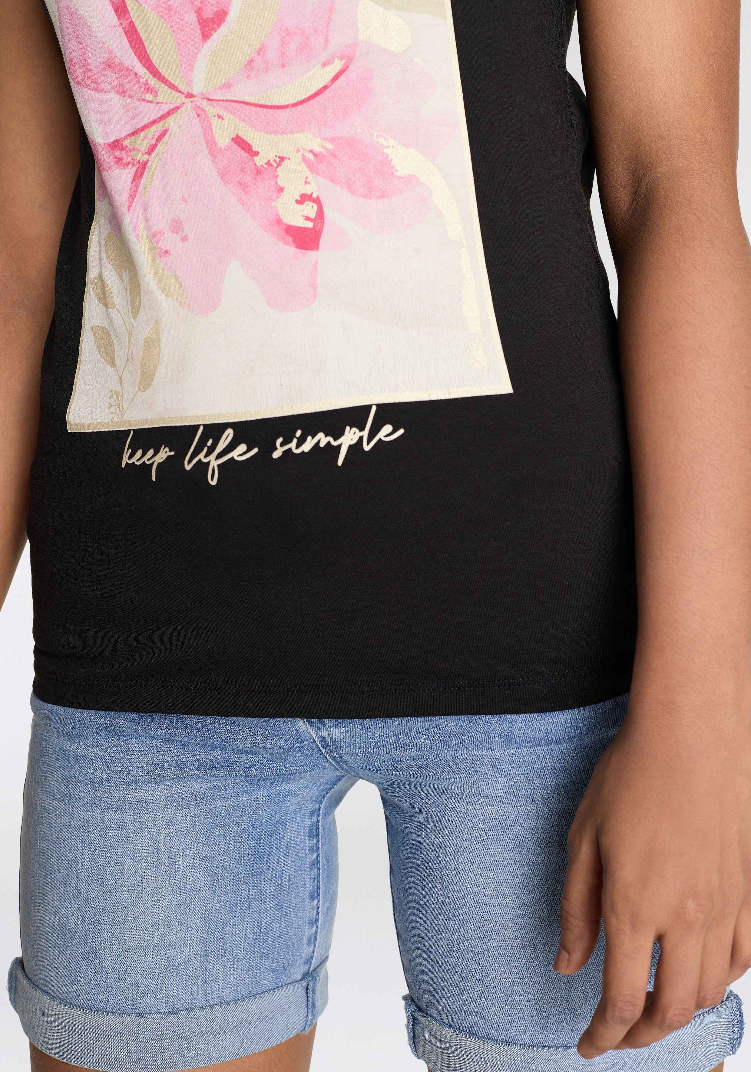 Laura Scott T-shirt met modieuze frontprint