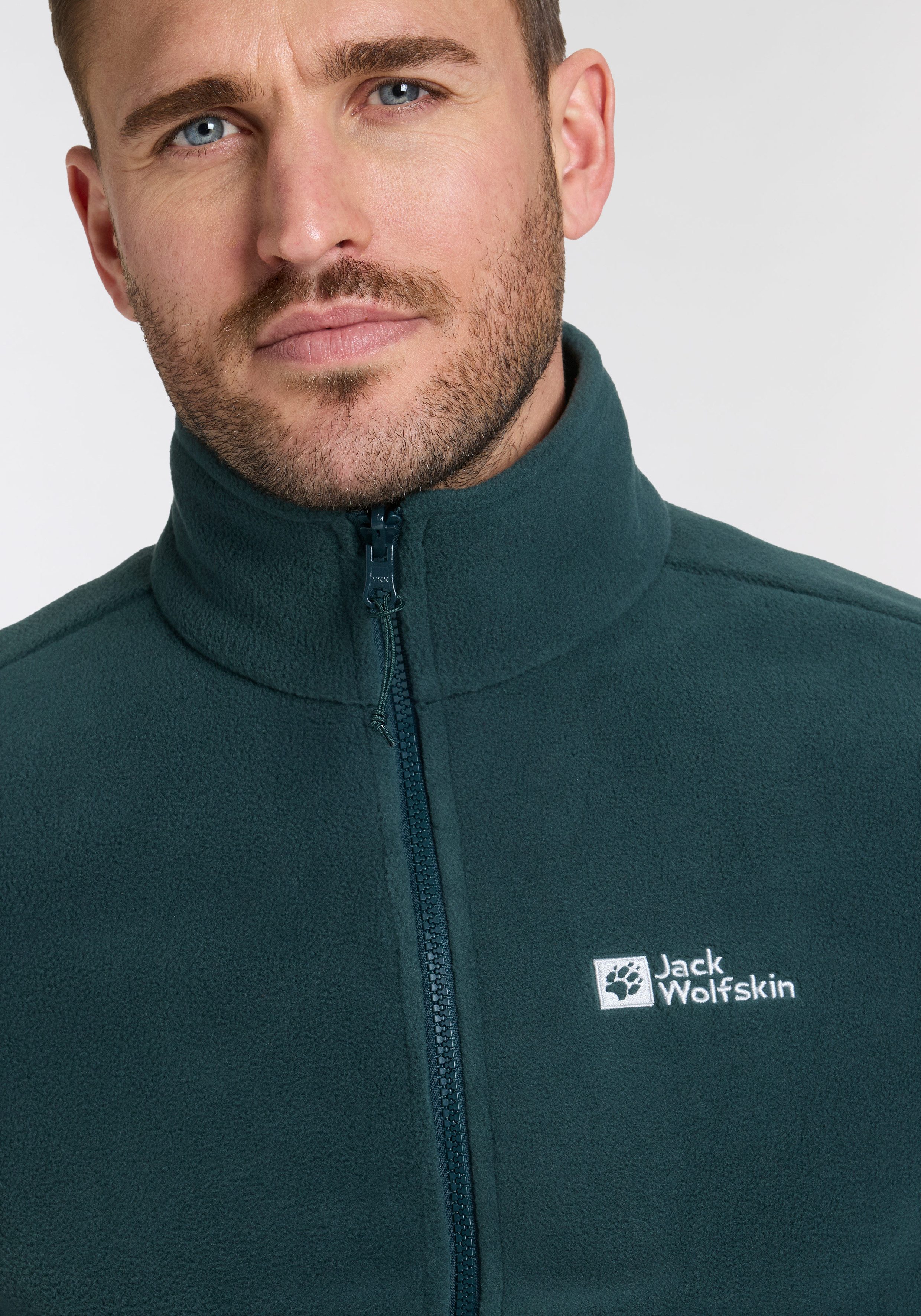 Jack Wolfskin Fleecejack WINTERSTEIN FZ M uit polartec 200, gedeeltelijk gerecycled