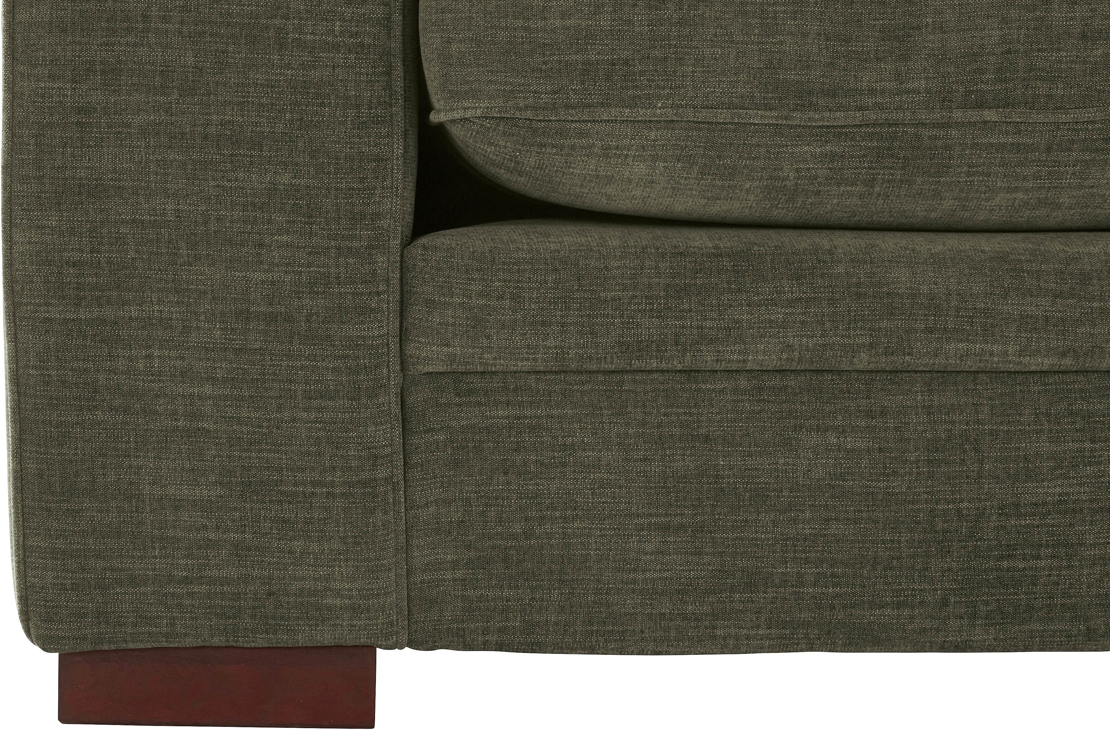 Home affaire 2-zitsbank Broughton zacht zitcomfort, incl. 2 sierkussens, opstaande naad