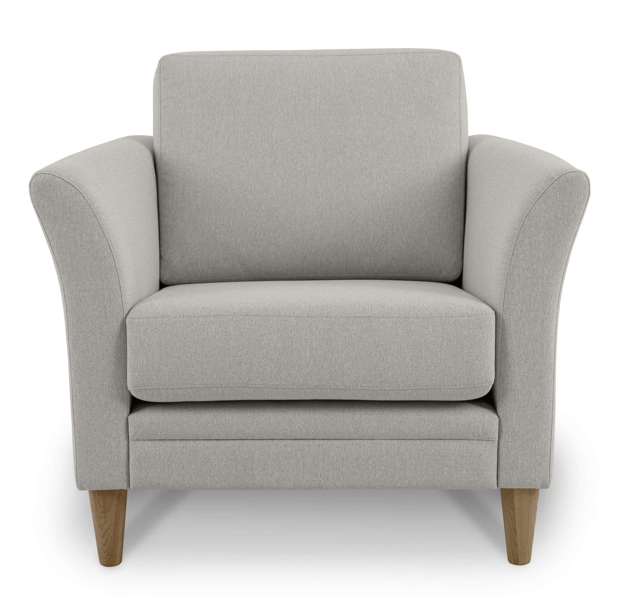 Home affaire Fauteuil Arellano, breedte 93 cm klassiek ontwerp, met massief houten voeten, fijn geweven stof