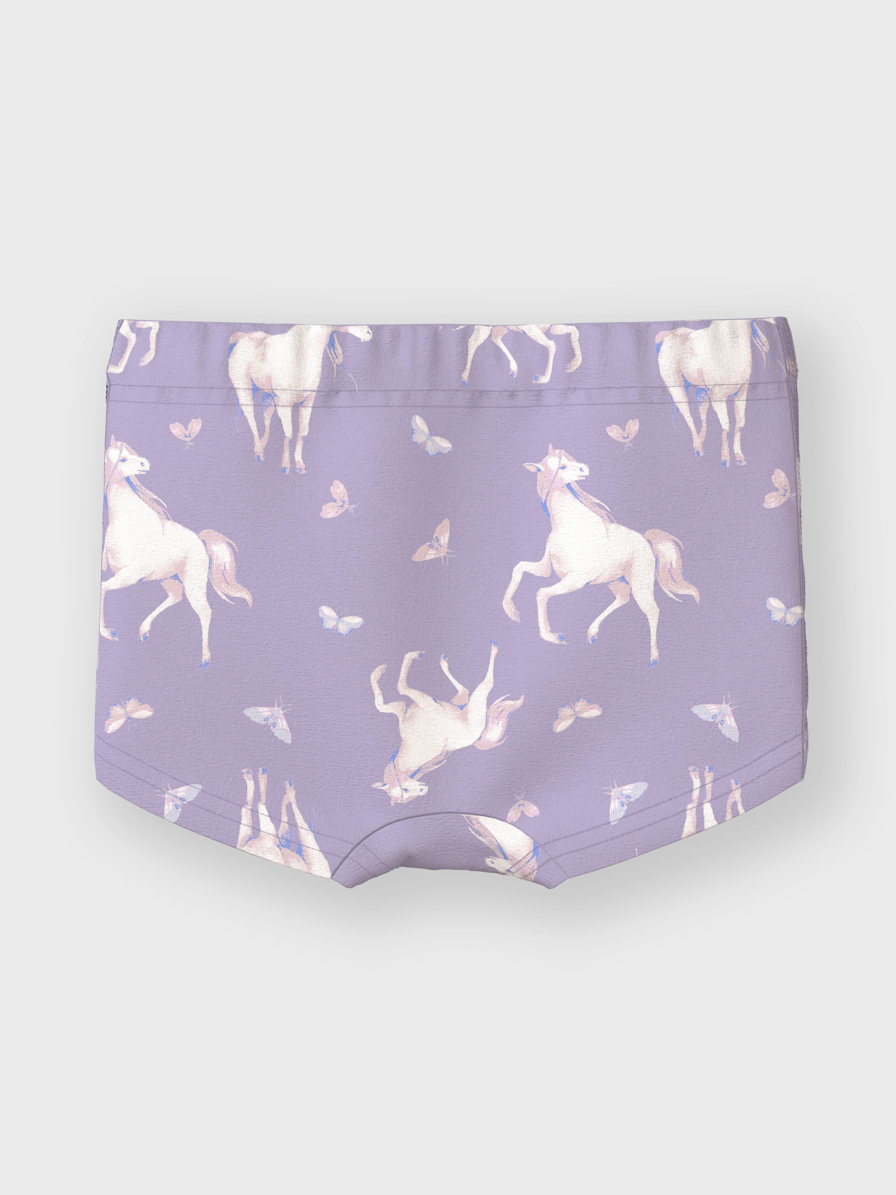 Name It Hipster NMFTIGHTS 3P PASTEL LILAC HORSE NOOS (set, 3 stuks)