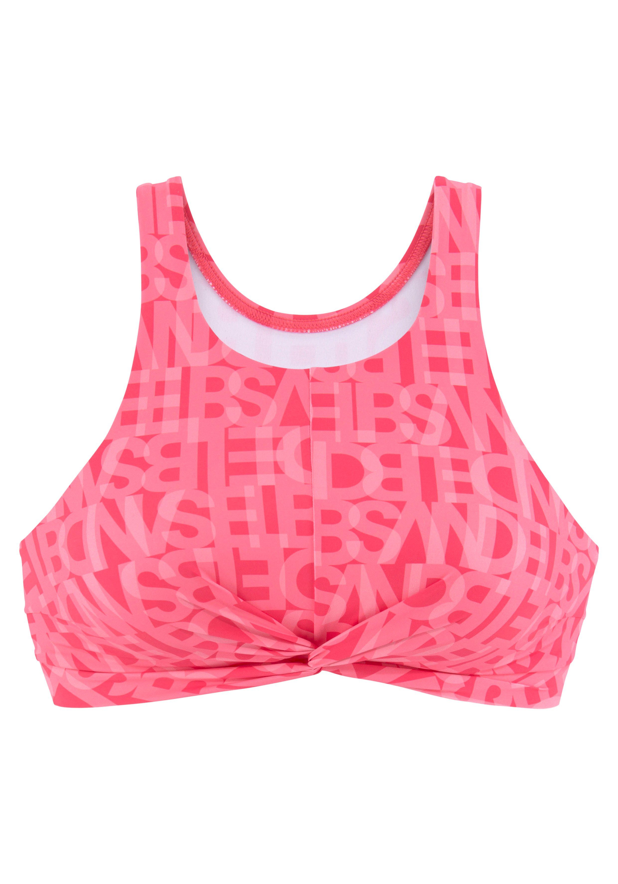 Elbsand Crop-bikinitop Letra met geweldige woorden
