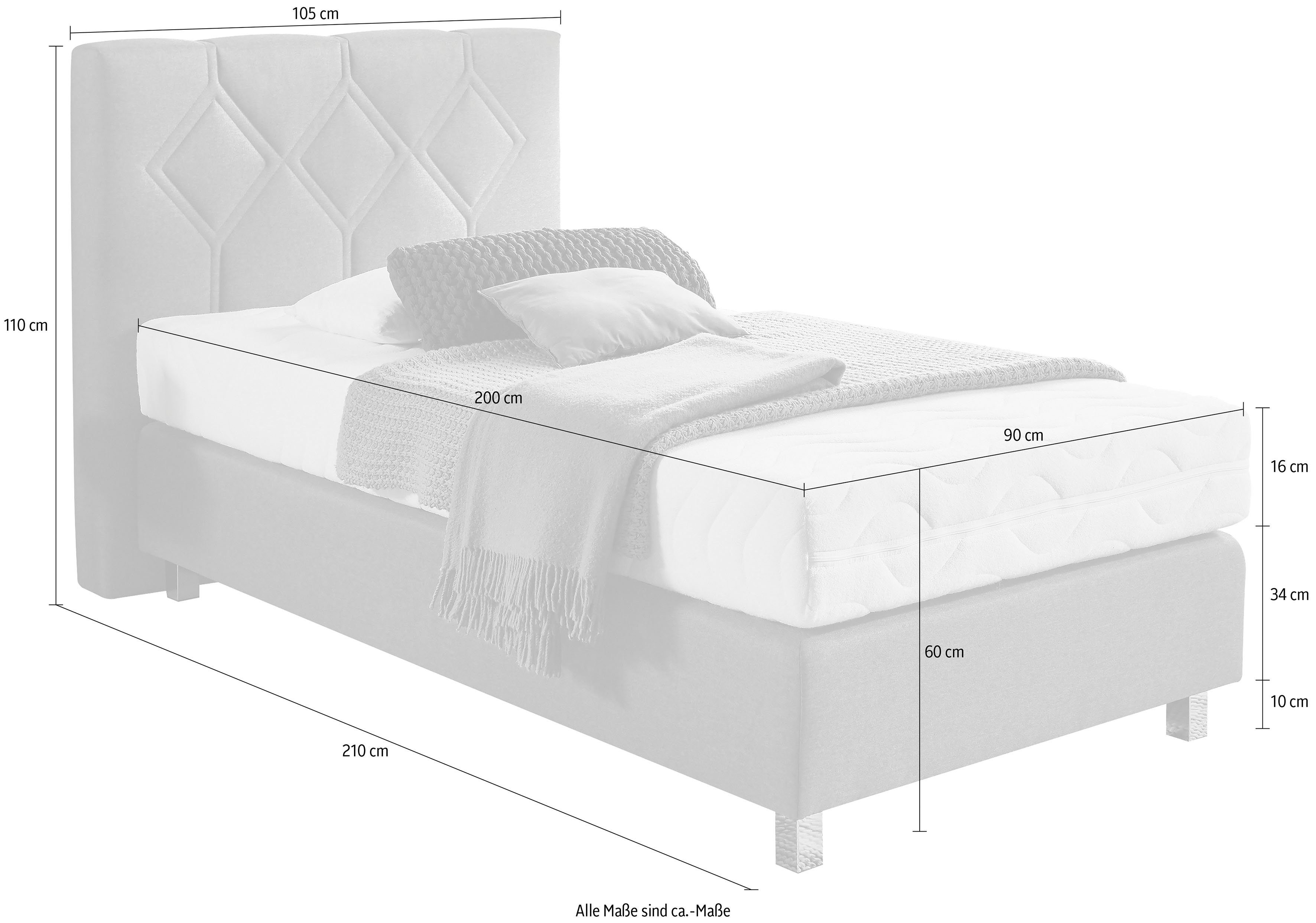 Westfalia Polsterbetten Boxspring Phönix