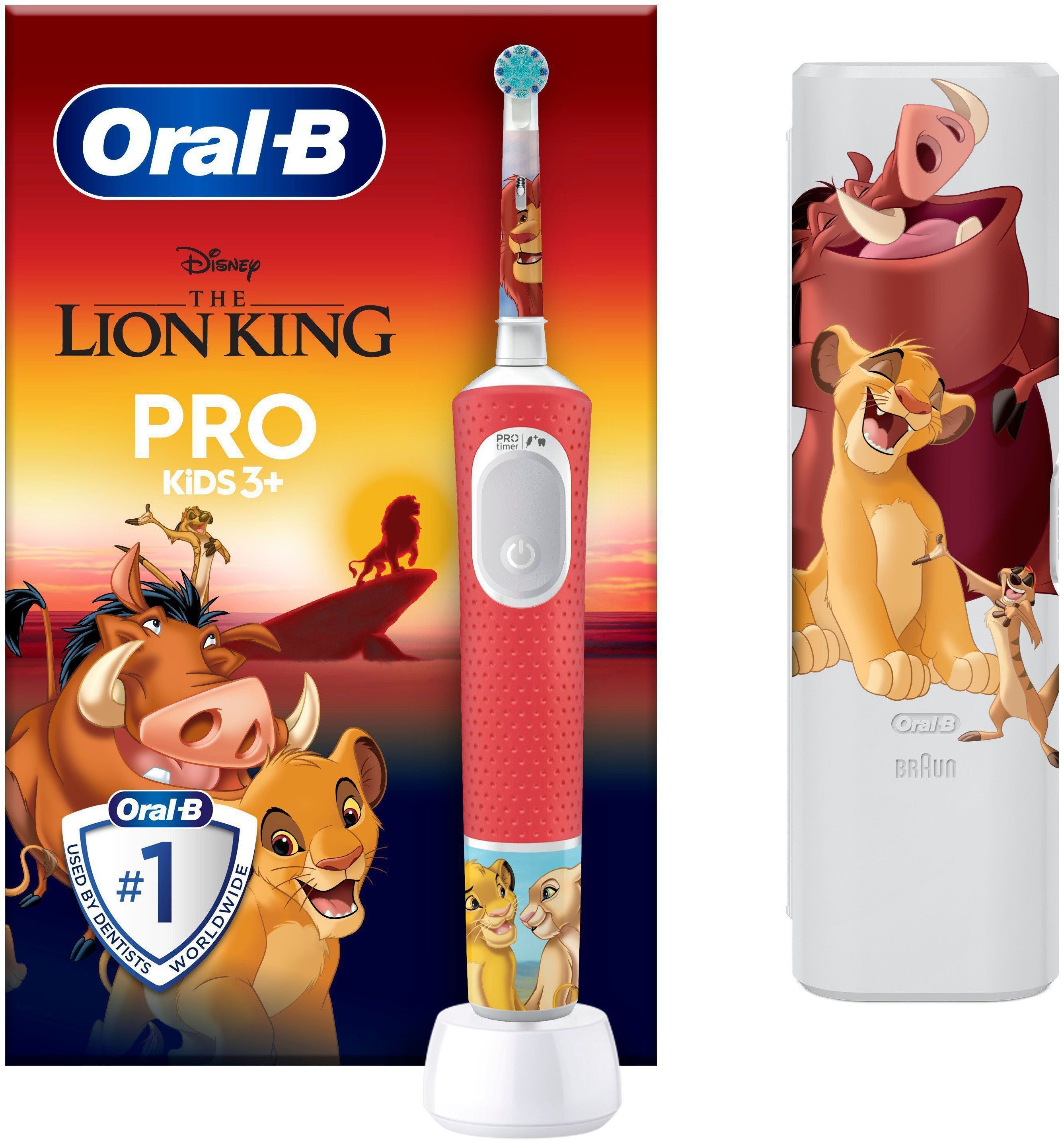 Oral B Elektrische kindertandenborstel Pro Kids De Leeuwenkoning