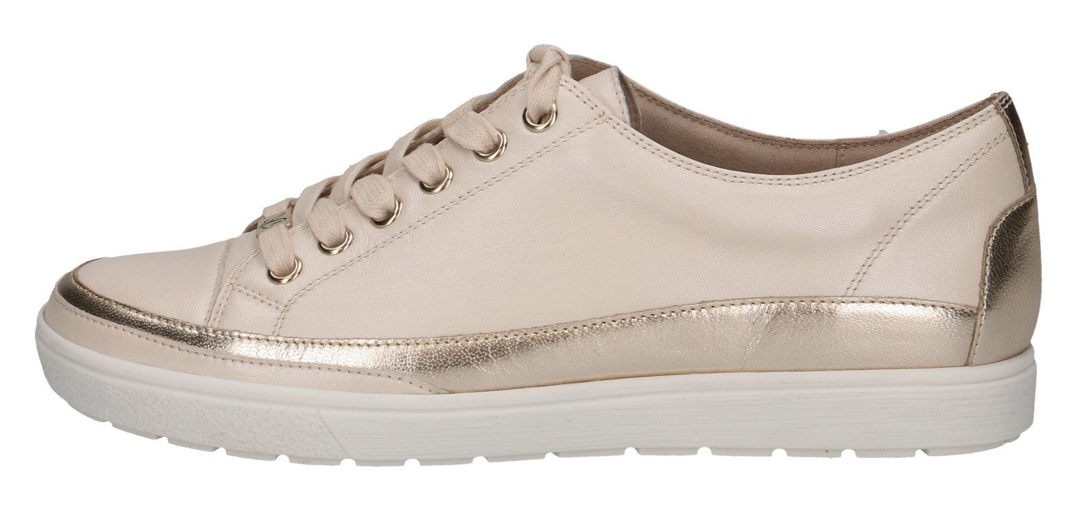 Caprice Plateausneakers , vrijetijdsschoen, halfschoen, veterschoen met gepolsterde schacht