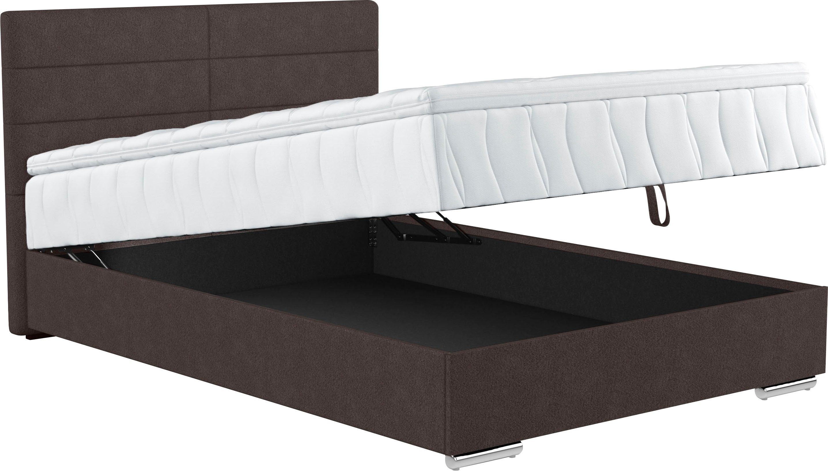 COTTA Boxspring Tom met bedkist, topmatras en sierkussen