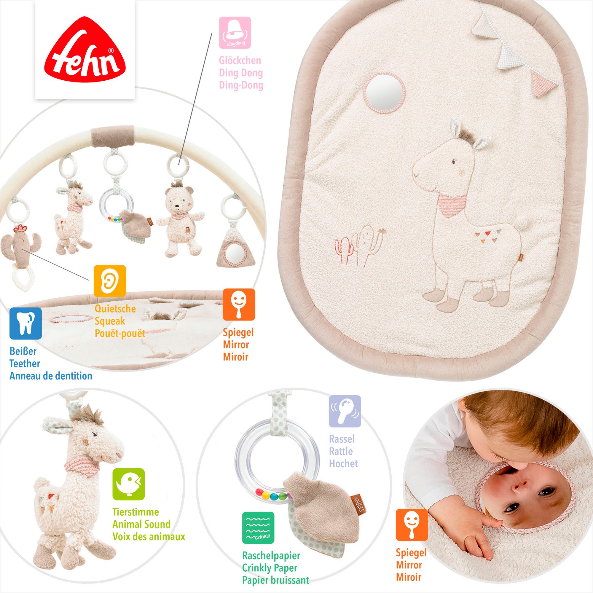 Fehn Speelboog Peru, 3-D-activiteit deken