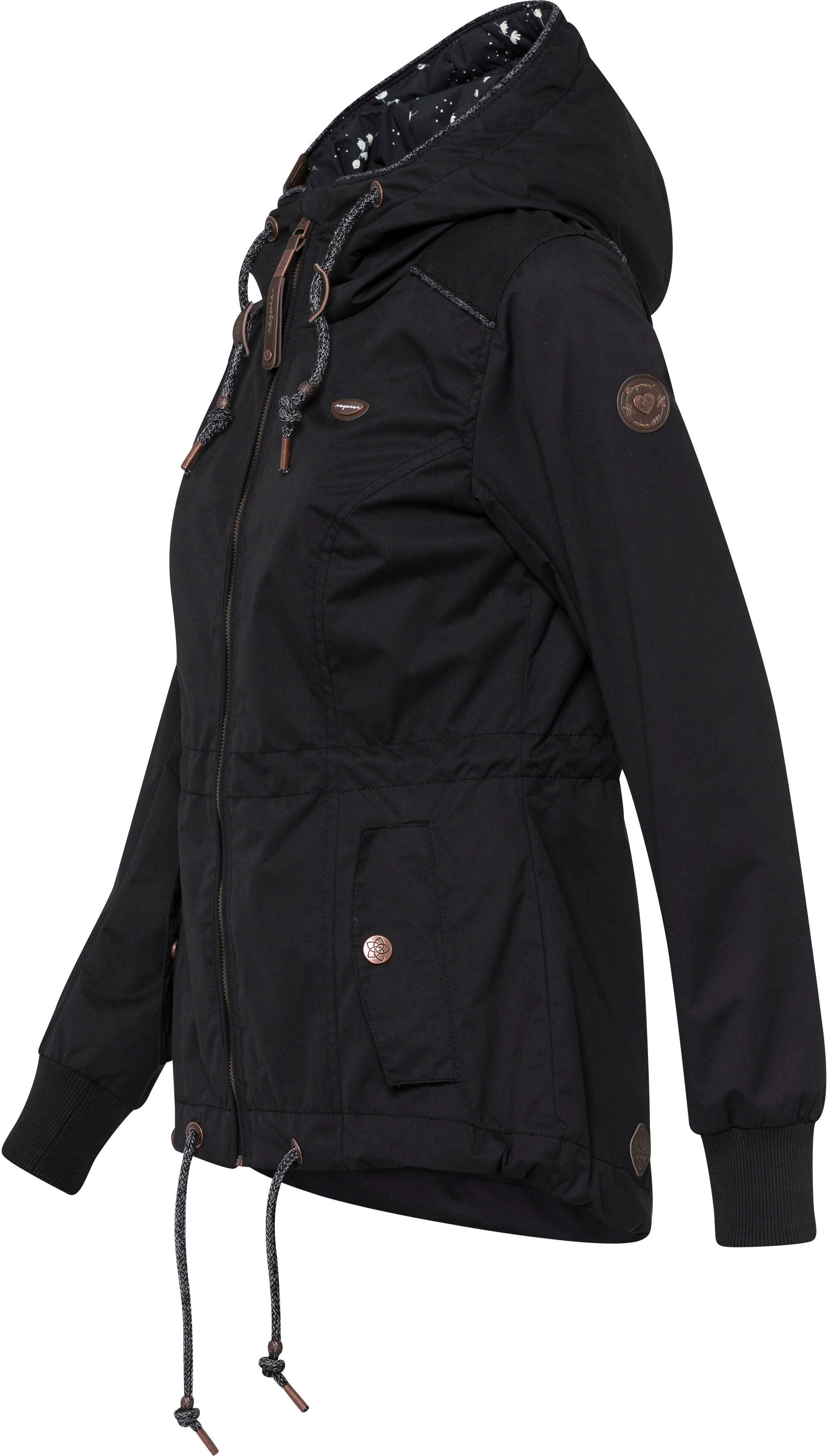 Ragwear Outdoorjack DANKA Urban Streetwear- Overgangs-stijl met capuchon