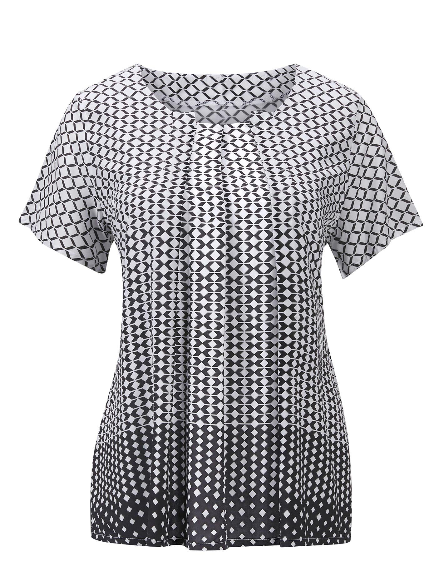 Creation L Blouse met korte mouwen