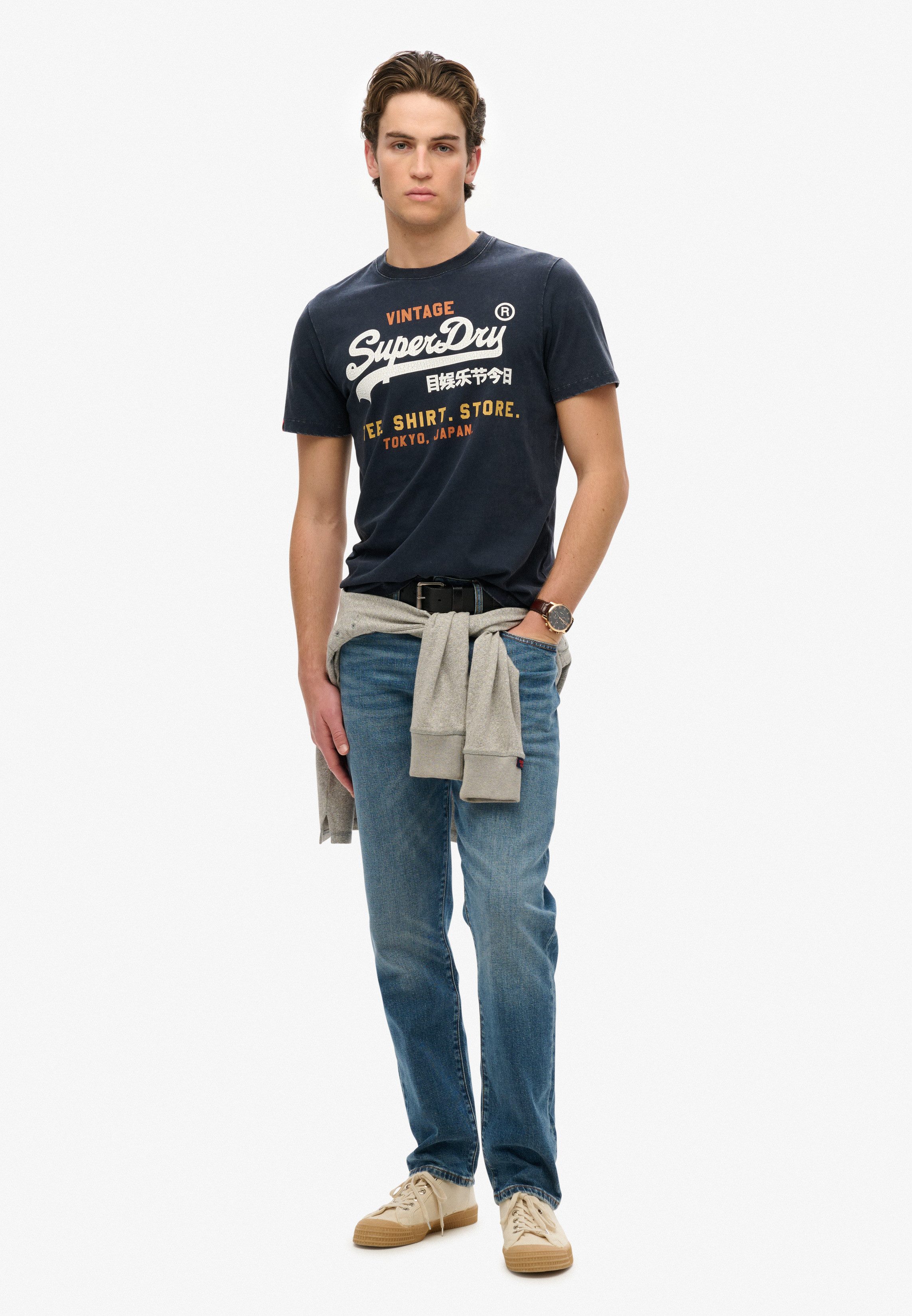 Superdry Shirt met ronde hals VL CALI RELAXED TEE