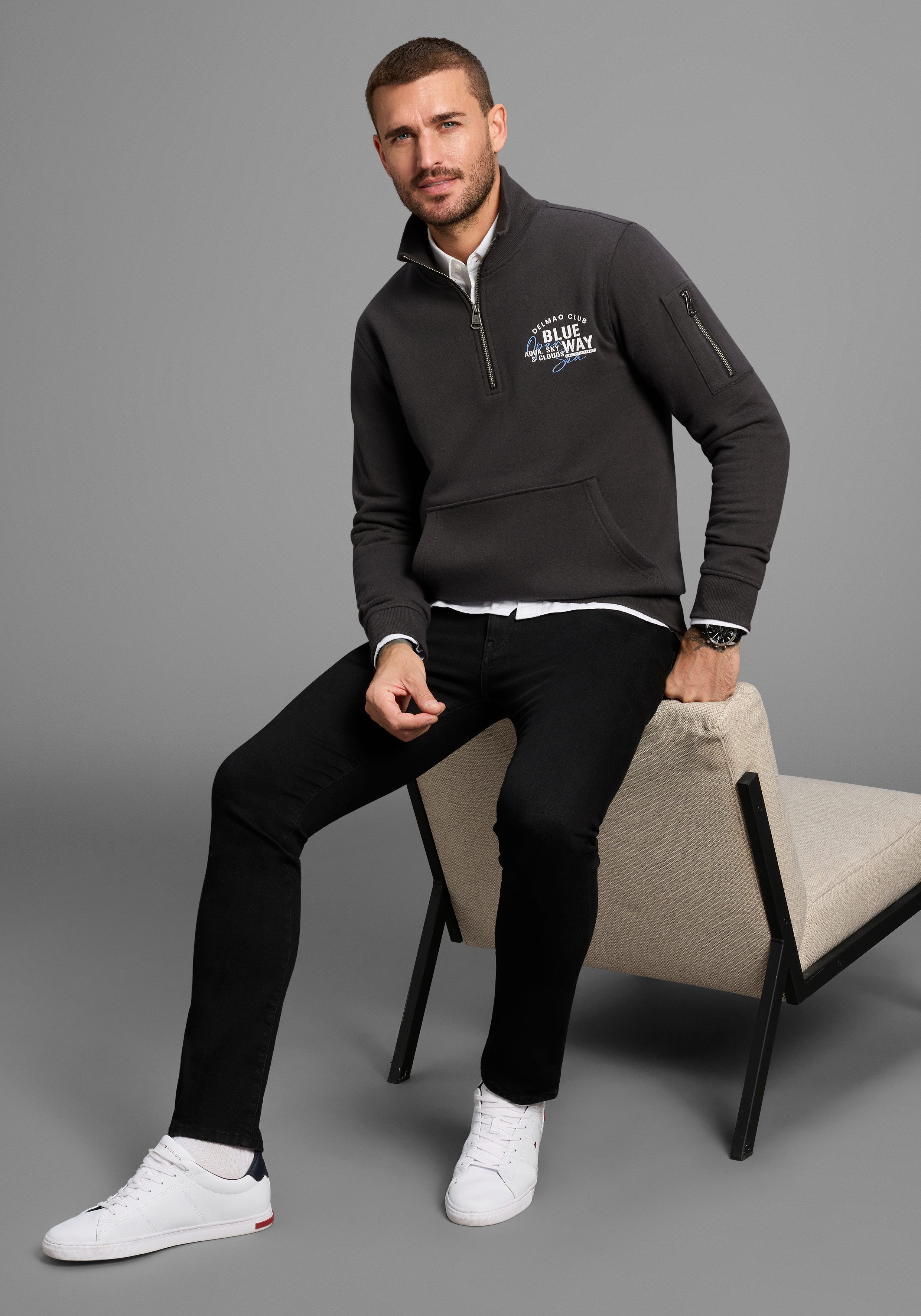 DELMAO Sweatshirt Sweat Toyer