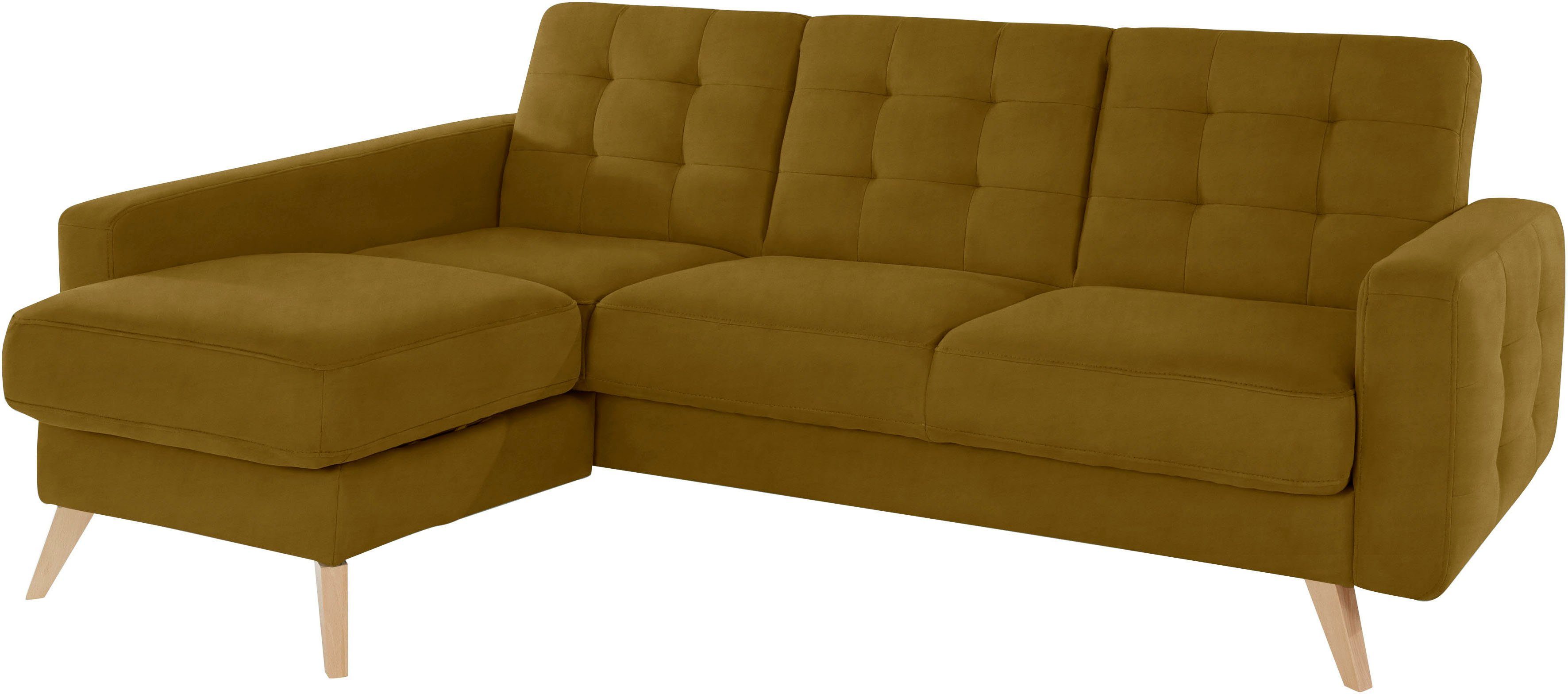 exxpo - sofa fashion Hoekbank Nappa, compact en comfortabel, handig, tijdloos design, L-vorm
