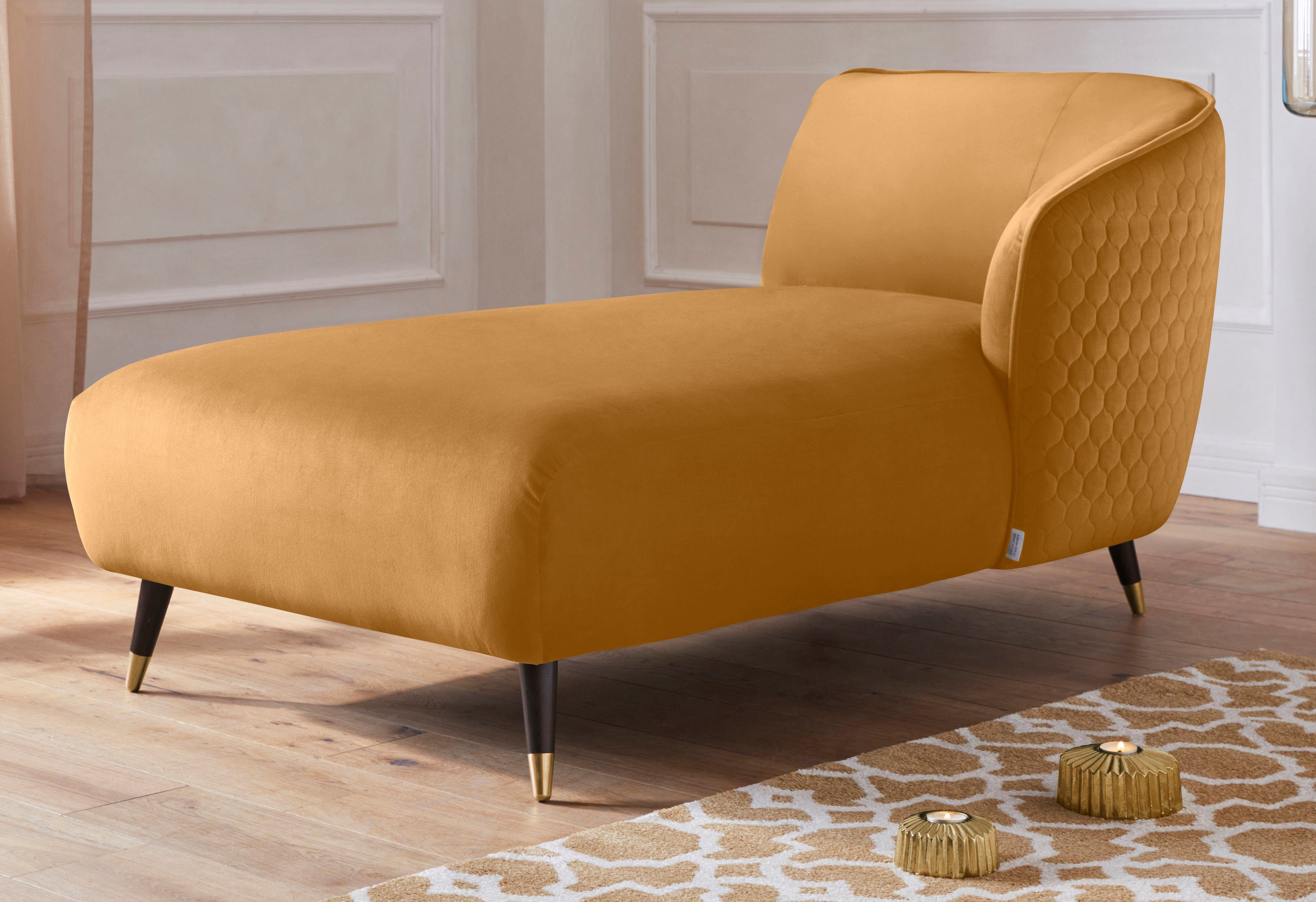 Guido Maria Kretschmer Home&Living Récamier Oradea met elegante stiksels op achterzijde van de rugleuning