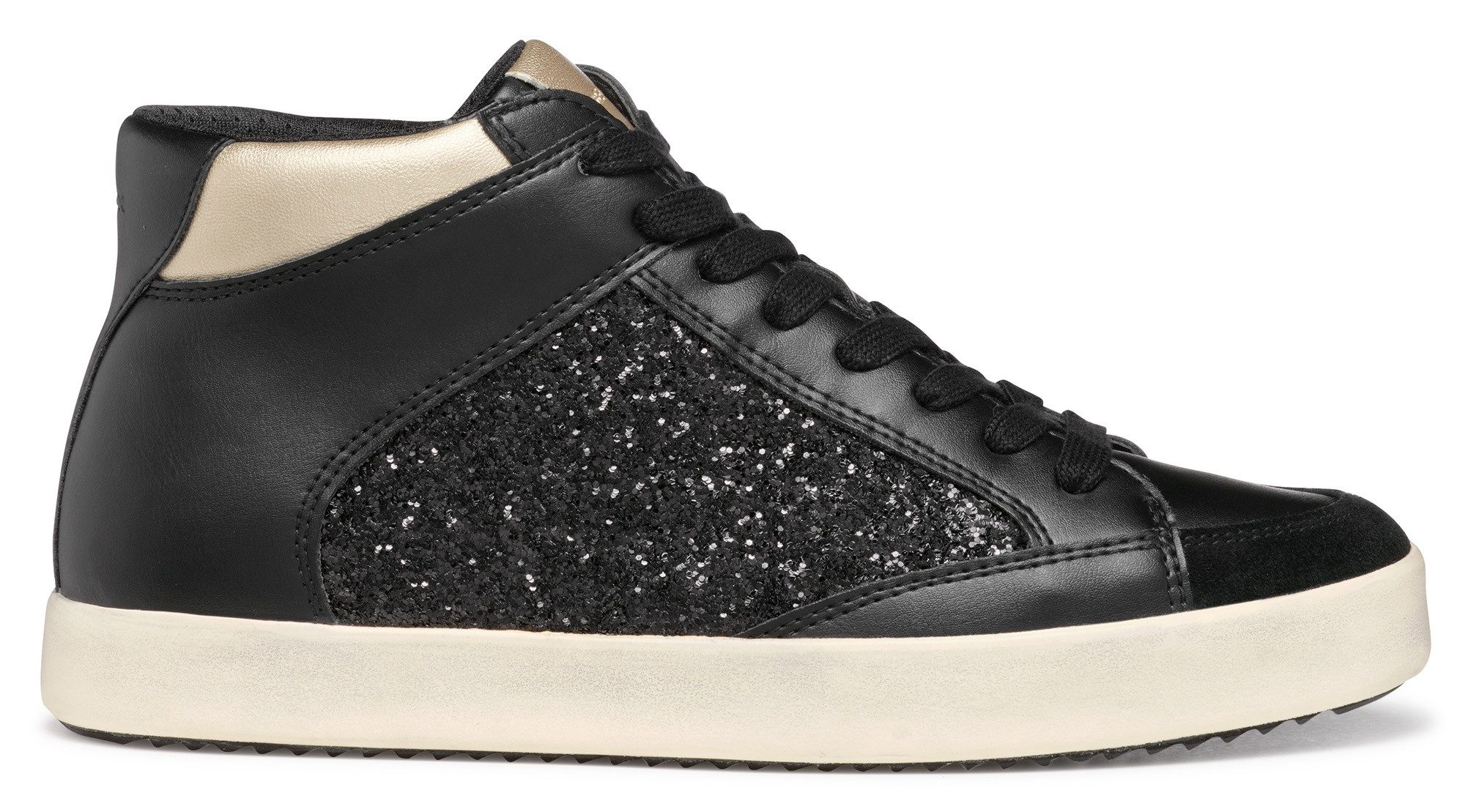 Geox Sneakers D BLOMIEE H High top sneaker veterschoenen winterlaarzen met gepolsterde schacht