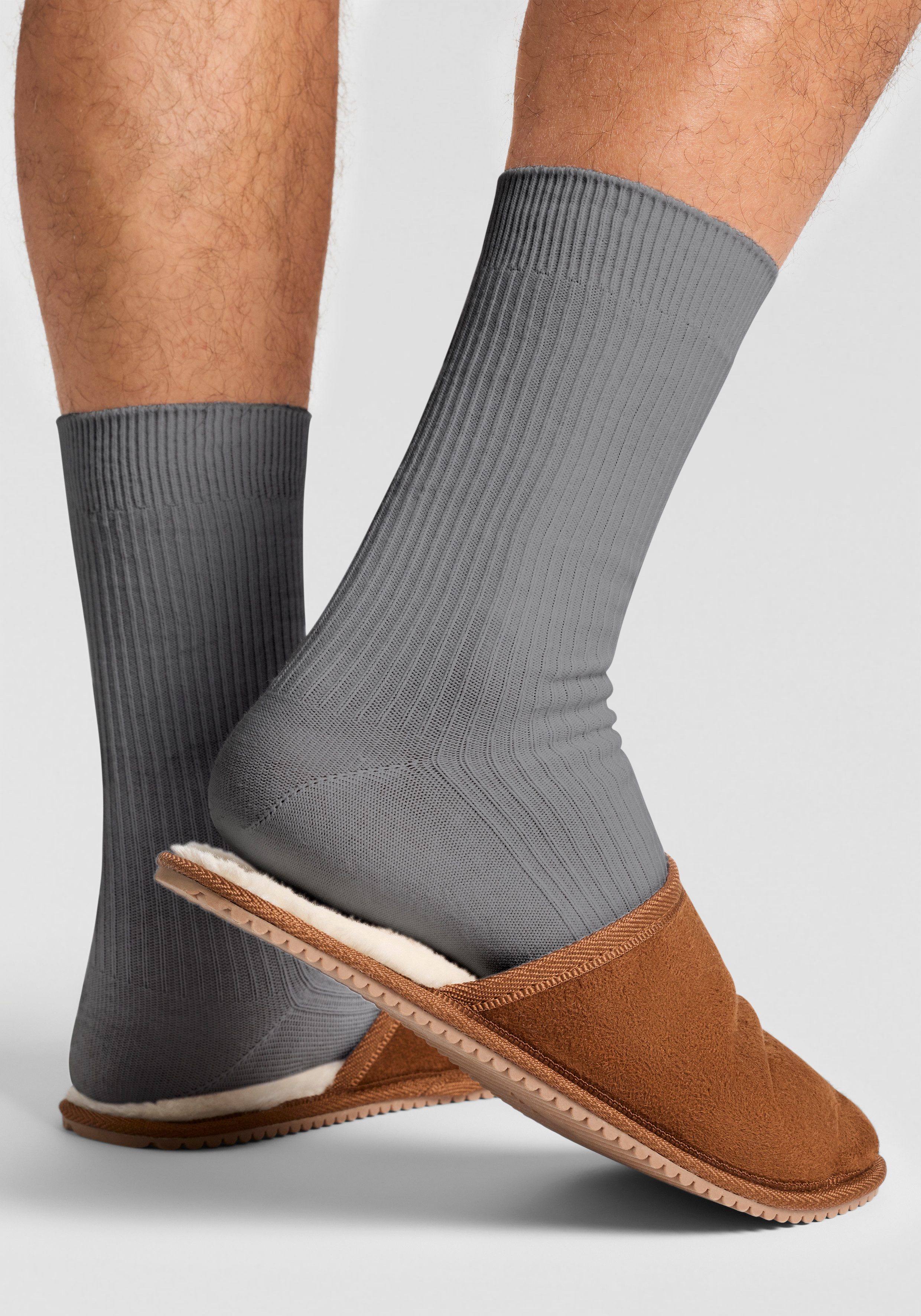 Apollo Pantoffels Heren Schoenen Bruin