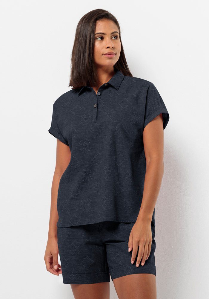 Jack Wolfskin Blouse met korte mouwen KARANA SHIRT W