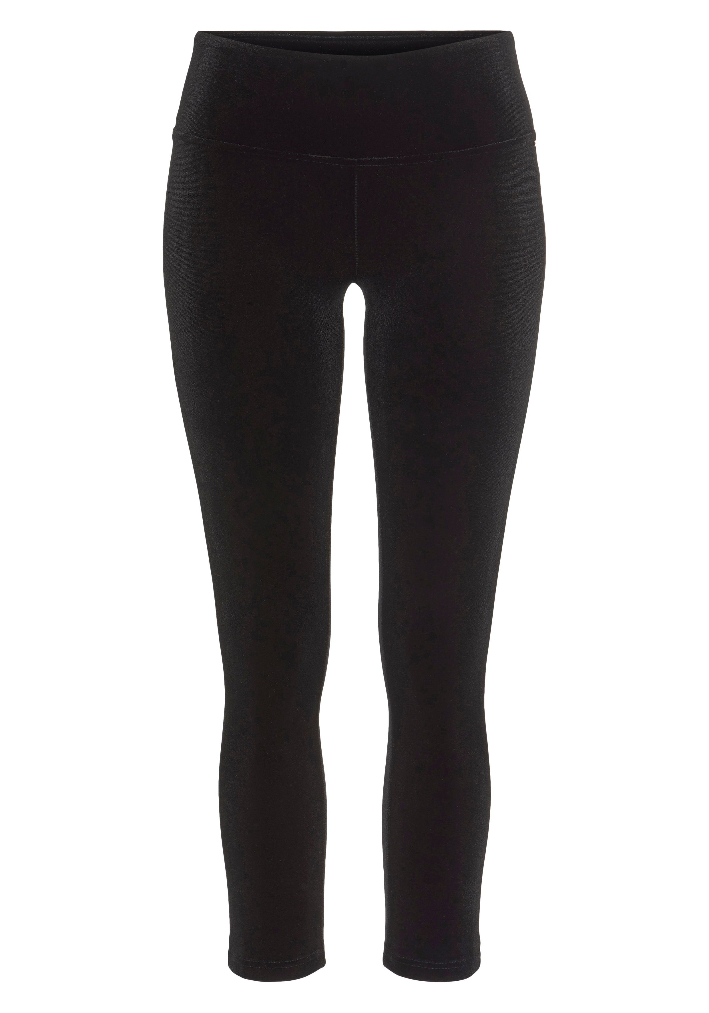 Lascana Legging in zachte, elastische velourslook