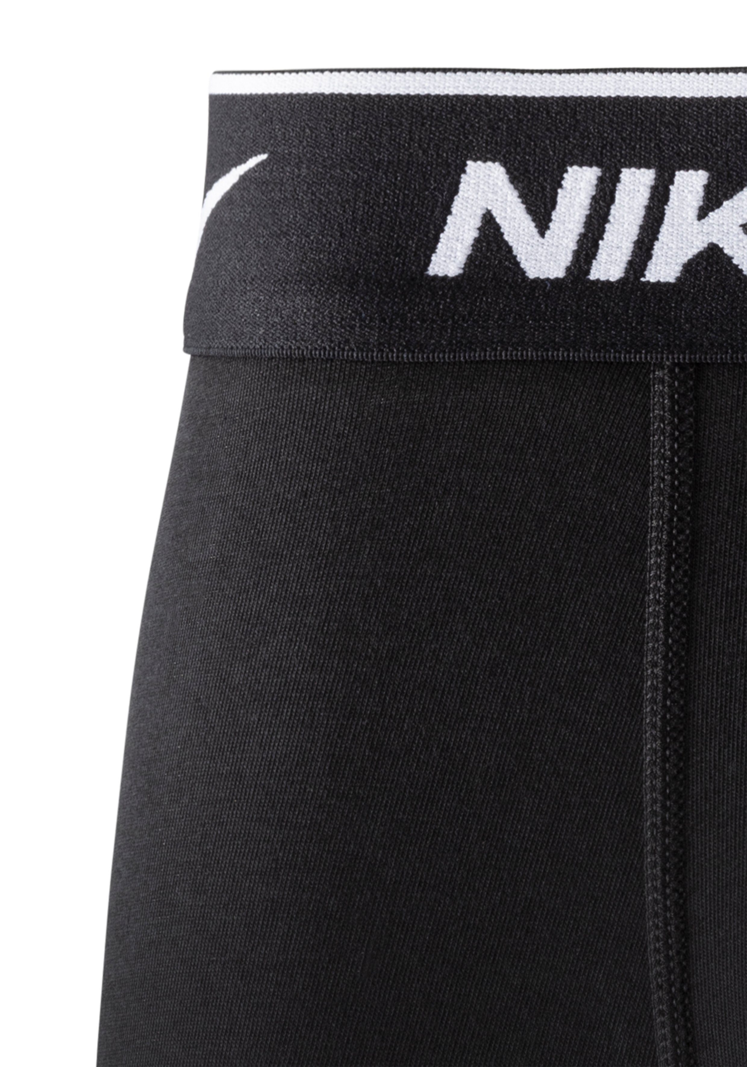 NIKE Underwear Boxershort met bijzonder lange pijpen en nike logo-elastiek (3 stuks)