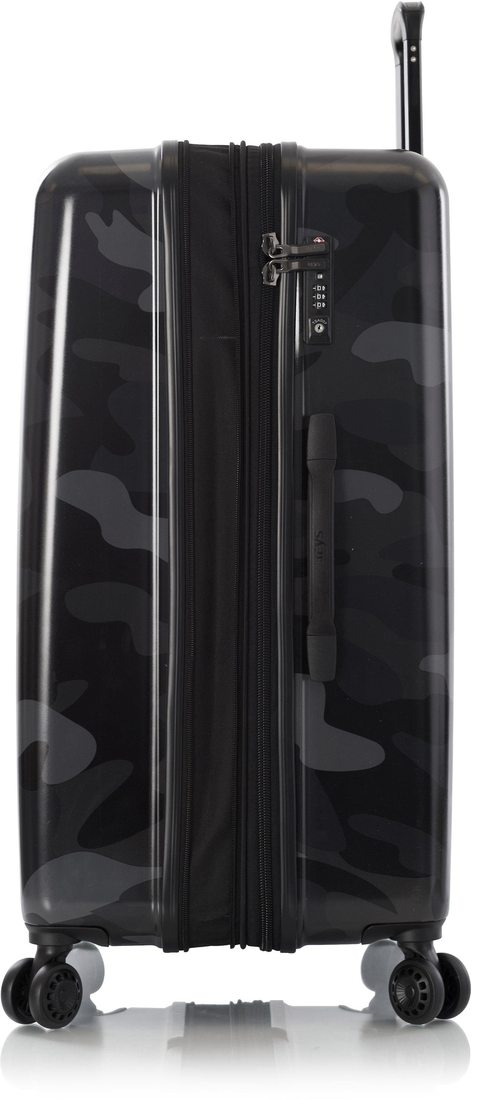 Heys Hardshell-trolley Black Camo, 76 cm Heys x Joachim Llambi reisbagage TSA-slot volumevergroting