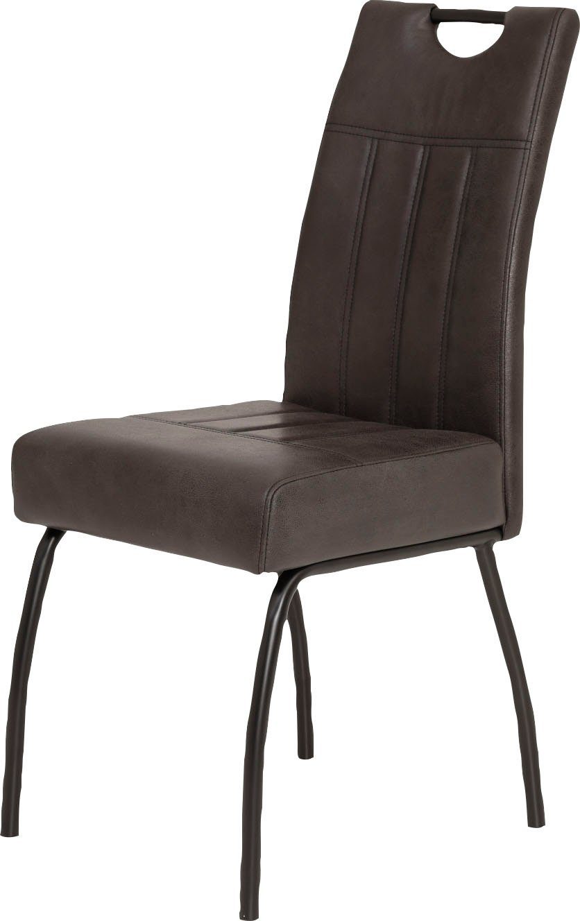 HELA Stoel met 4 poten Beate S met comfortabele binnenvering zitting (set, 2 stuks)
