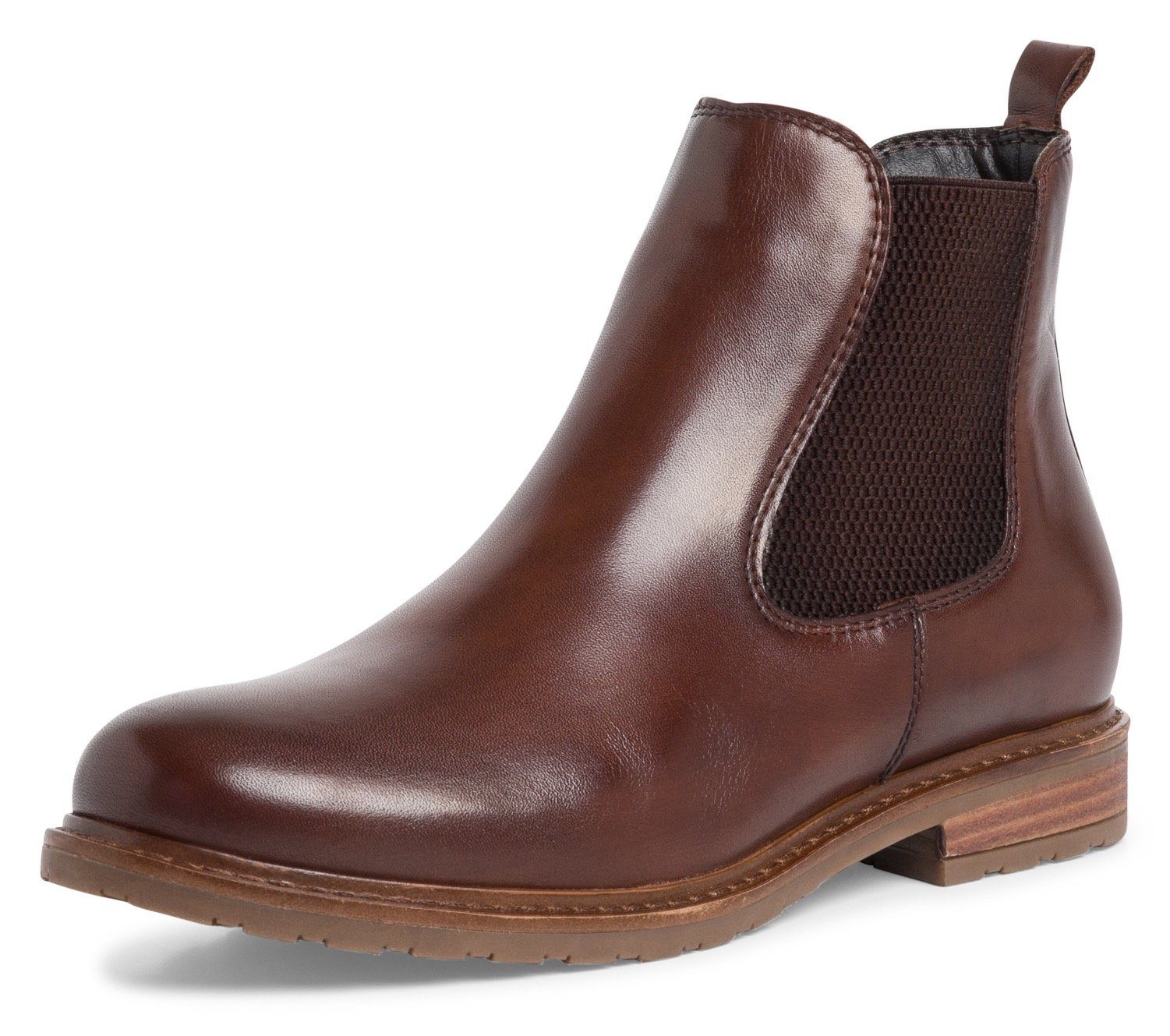 Tamaris Chelsea-boots , blokhak, businessschoen, comfortabele schoen, klassieke look, smalle vorm
