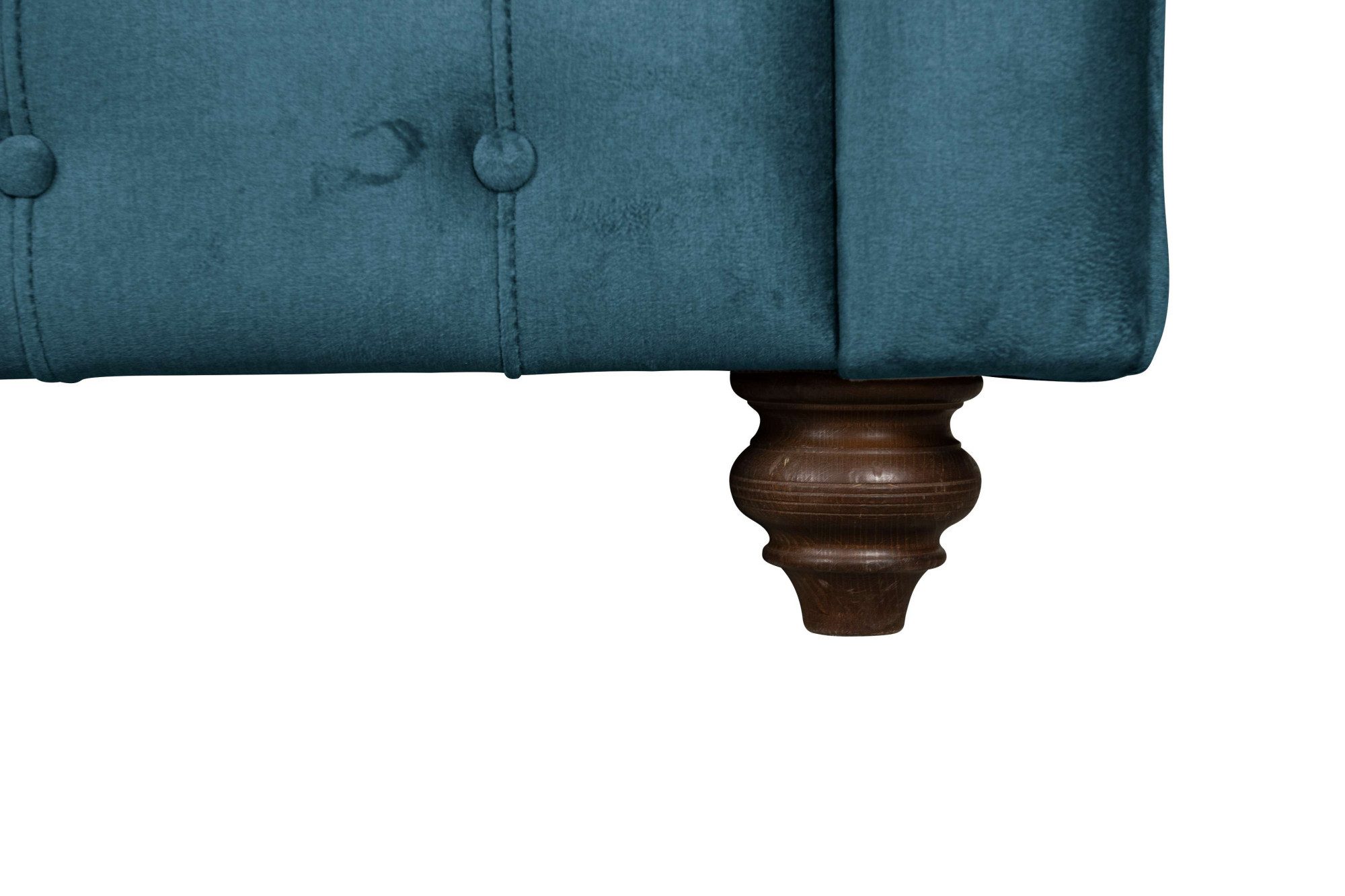 Home affaire Fauteuil MENDITTE Knoopstiksels op armleuningen en voorste lijst, hoge kwaliteit