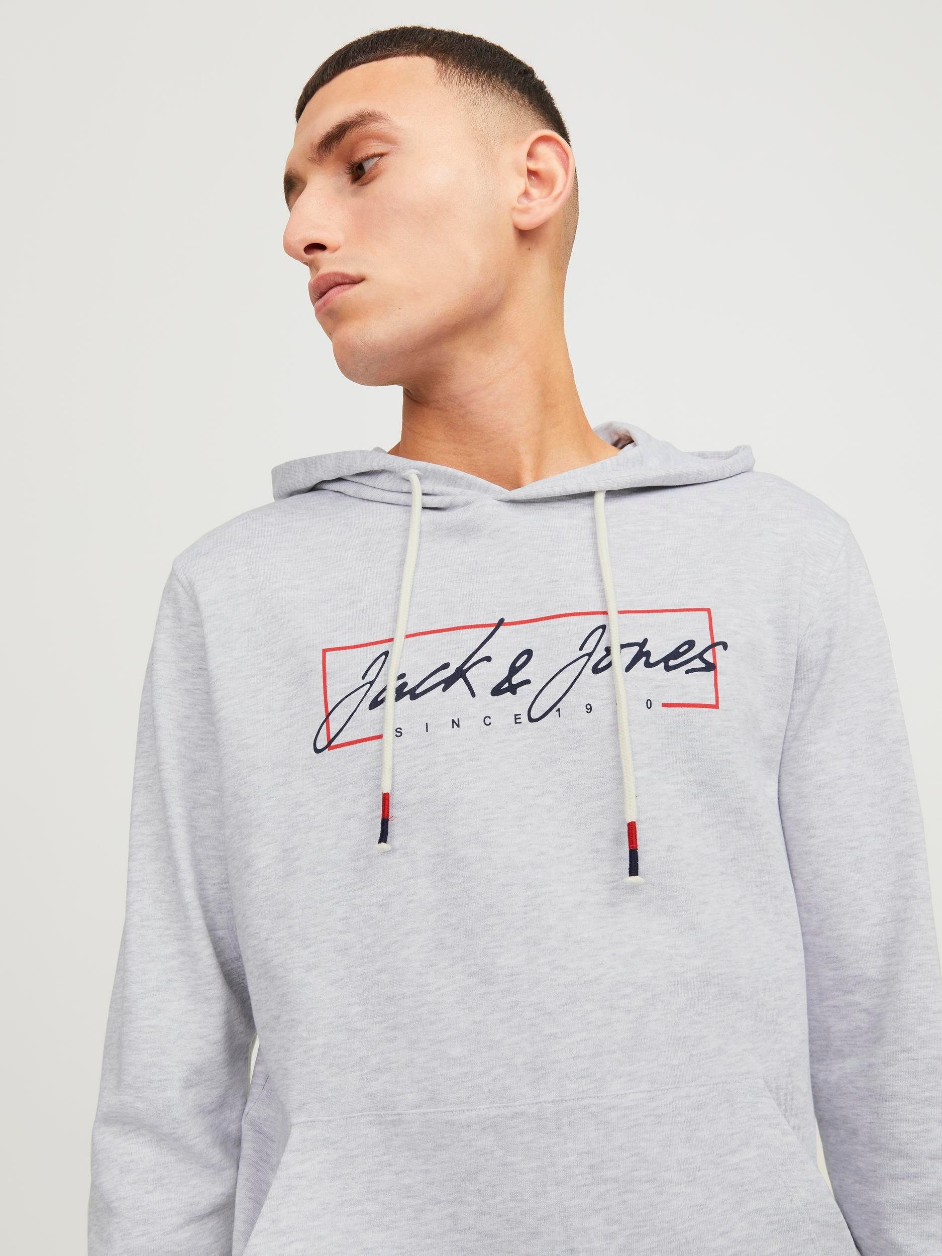 Jack & Jones Hoodie JJZURI SWEAT HOOD LN