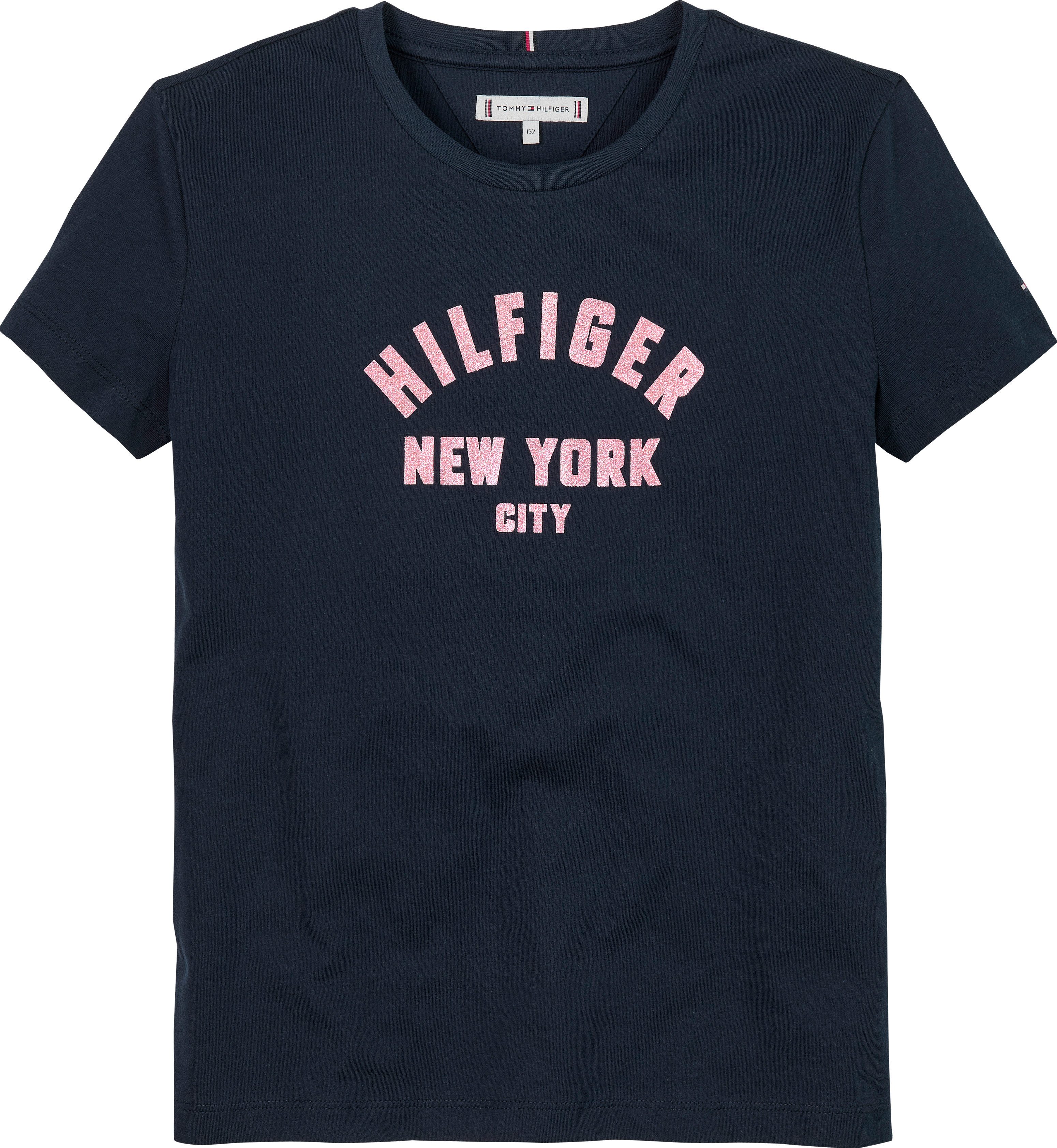 Tommy Hilfiger T-shirt HILFIGER GRAPHIC T-SHIRT voor kinderen tot 16 jaar, met grote print
