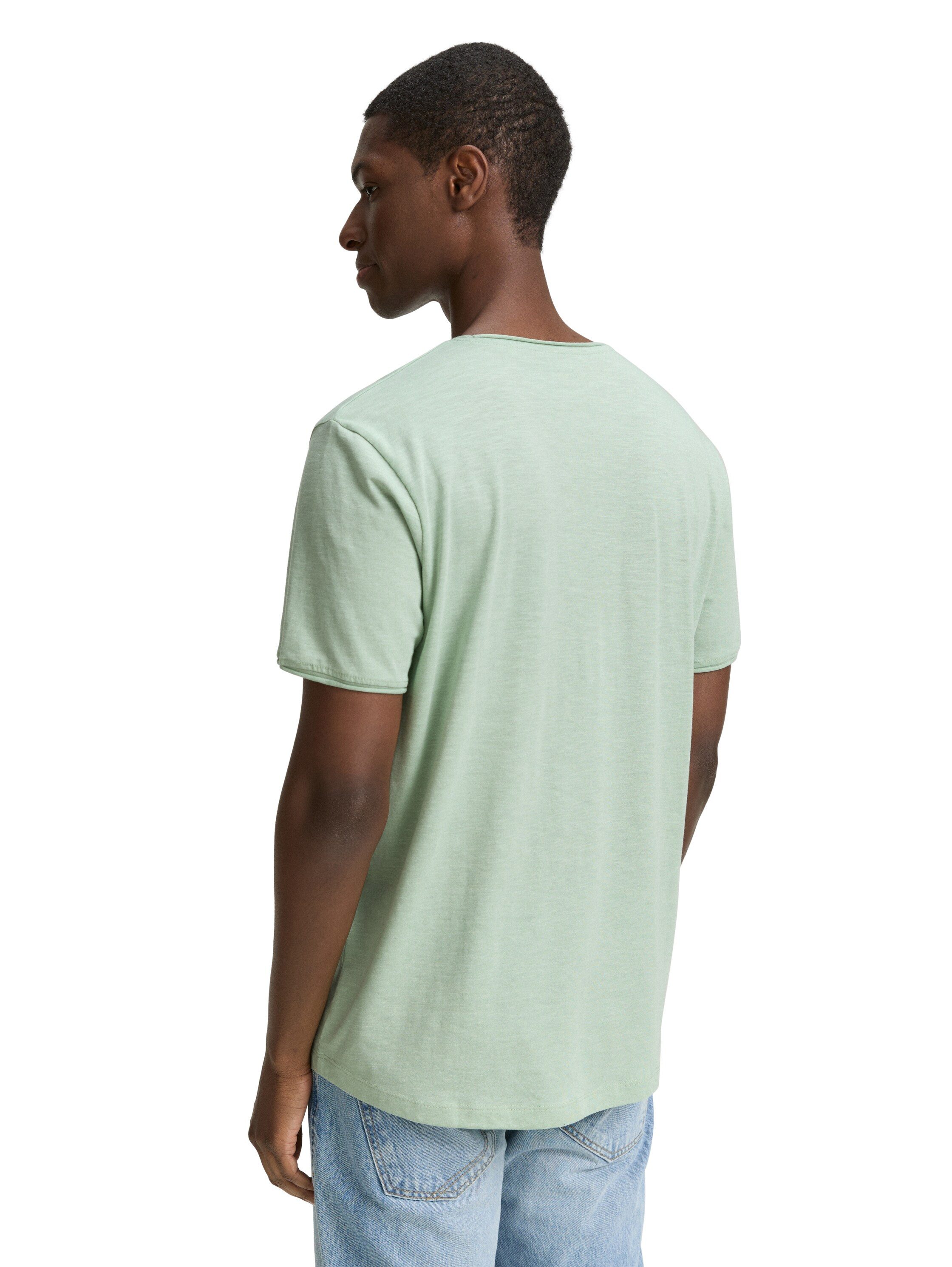 Tom Tailor Denim T-shirt in gemêleerde look