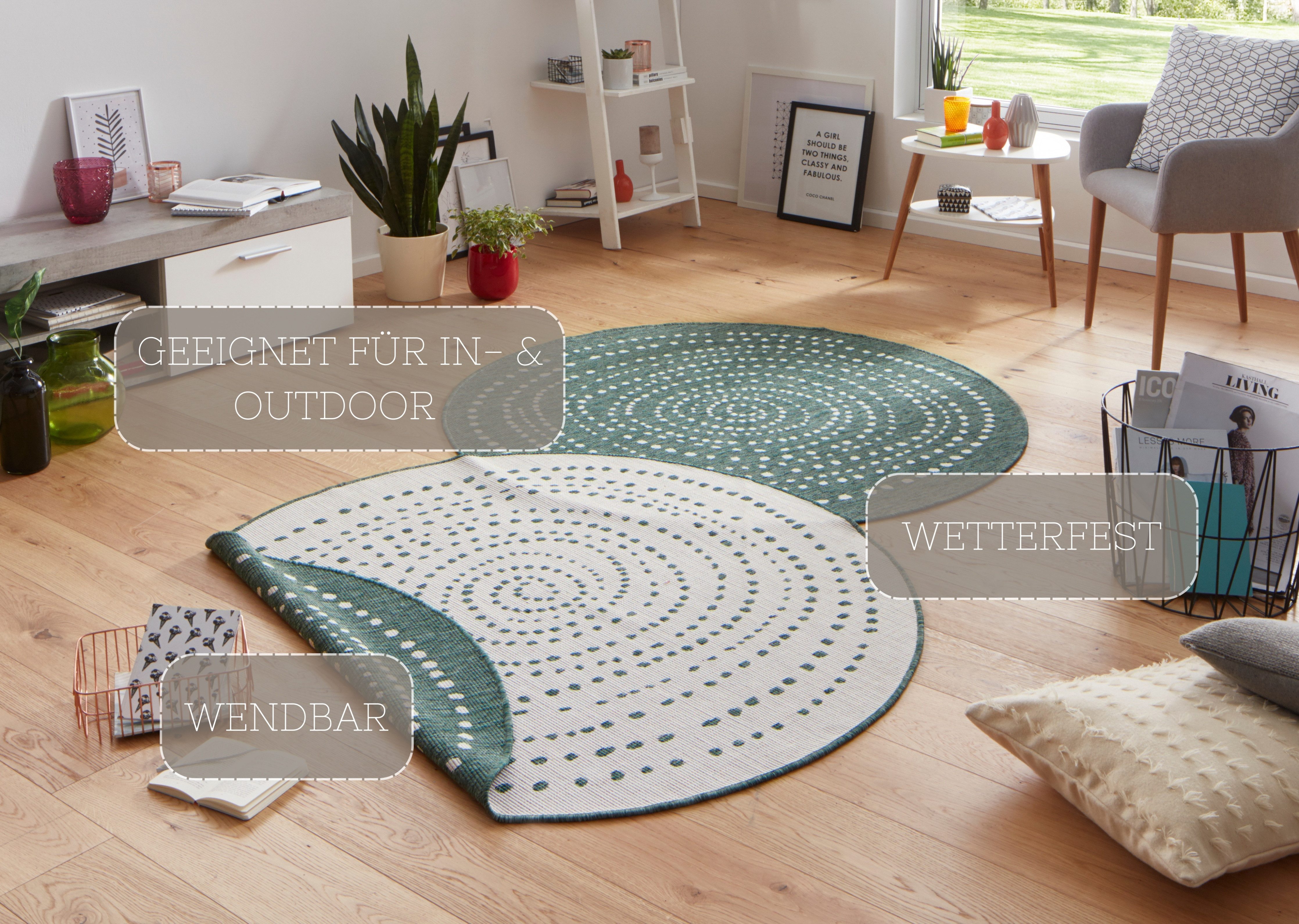 NORTHRUGS Vloerkleed Bali Geschikt voor binnen en buiten, weerbestendig, balkon, tuin, woonkamer, waterbestendig