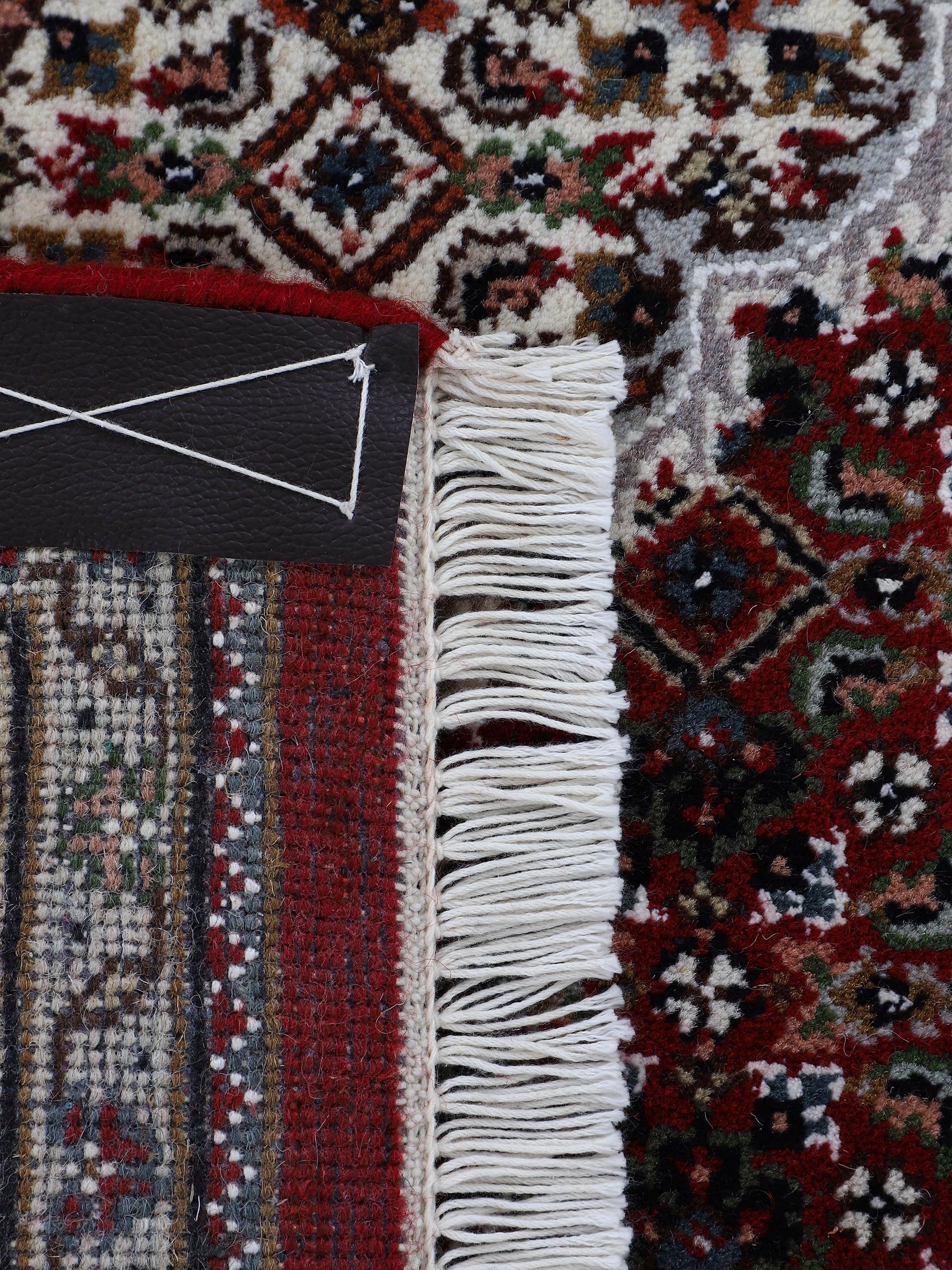 Woven Arts Loper Oosters tapijt Tabriz Mahi met de hand geknoopt, woonkamer, zuivere wol voor een warme omgevingsklimaat