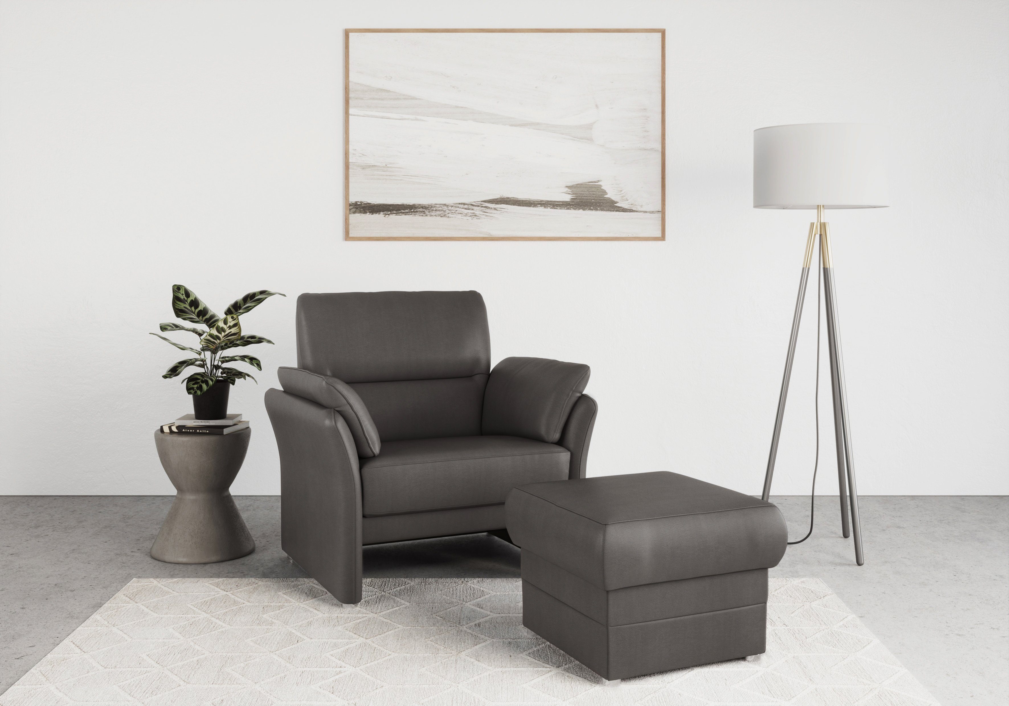 DOMO collection Fauteuil Pina cocktailsstoel Bijpassende fauteuil bij de serie, met binnenvering