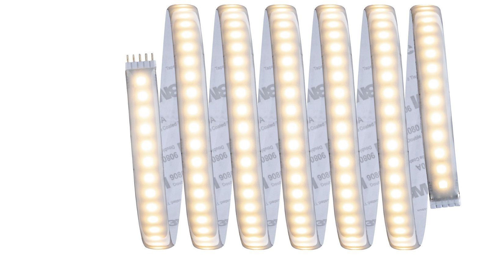 Paulmann Led-strepen MaxLED 1000 Stripe 2,5m IP44 Deksel 2700K 29W 24V zilverkleur kunststof (1 stuk)
