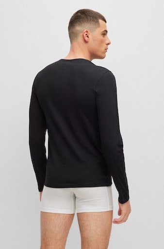 BOSS Shirt met lange mouwen Longsleeve-Shirt R-Neck Classic COTTON 3pcs/pack (3-delig)