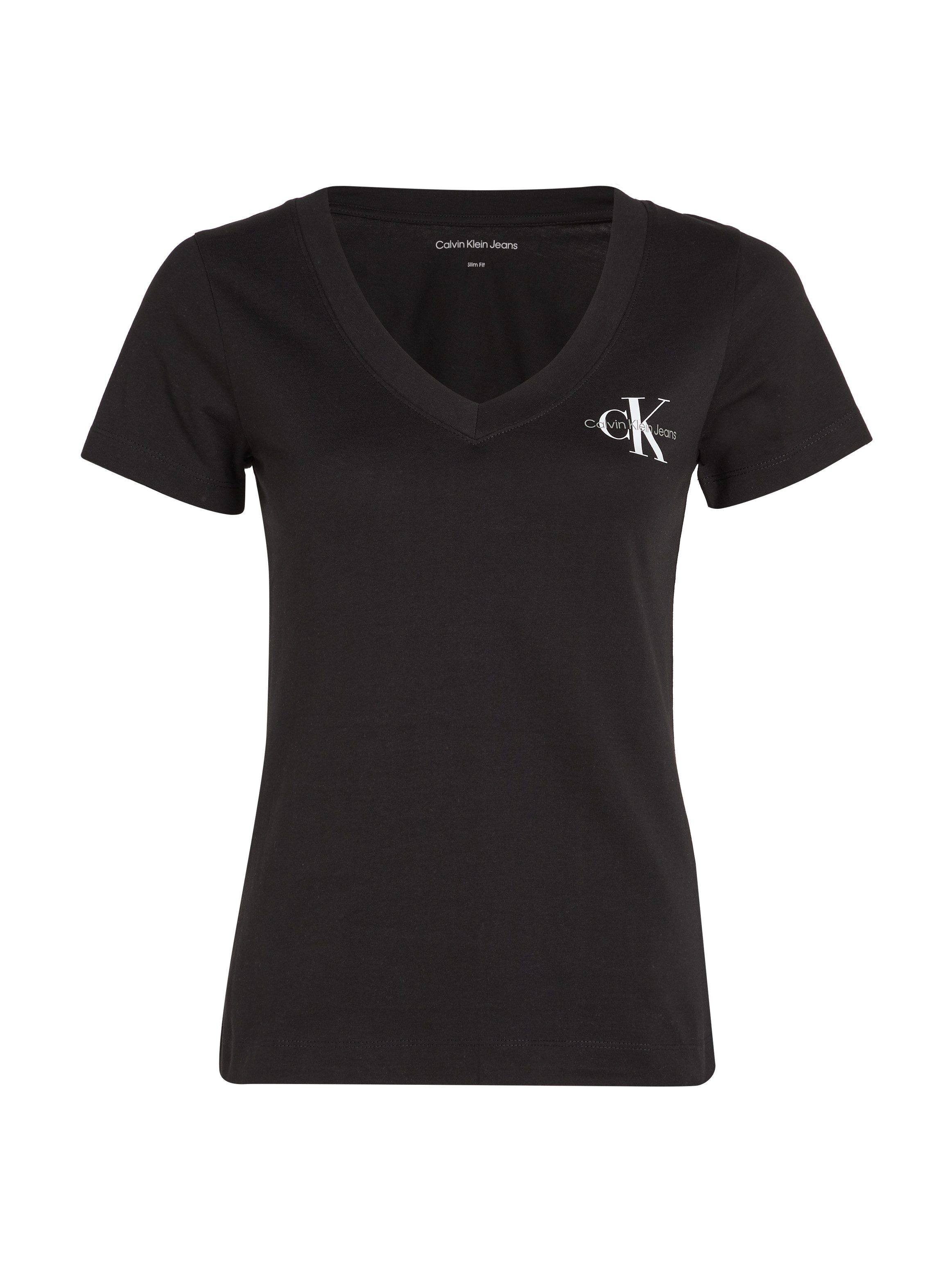 Calvin Klein T-shirt 2-PACK MONOLOGO V-NECK TEE (Set van 2)