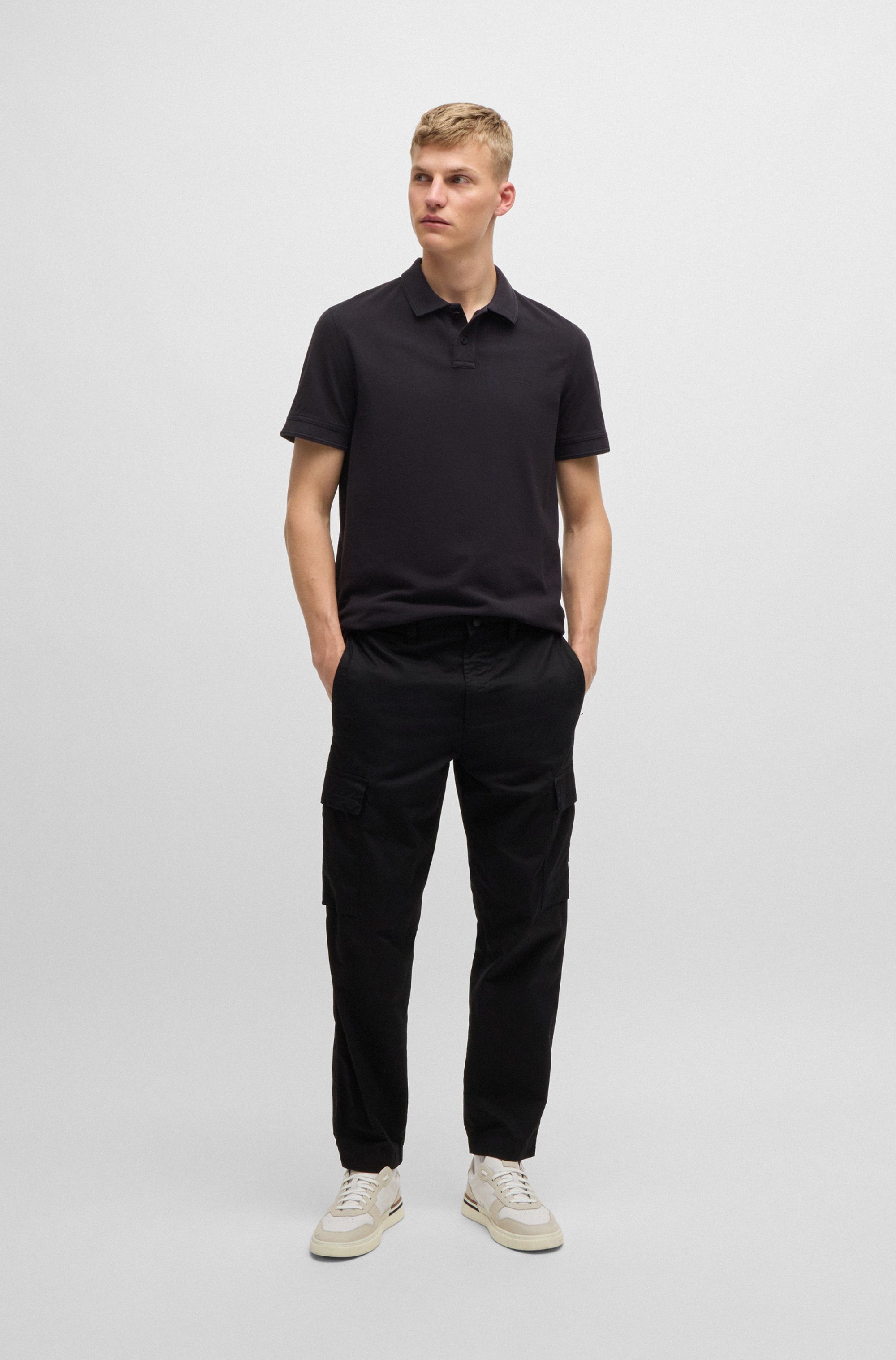 Boss Orange Poloshirt Prime met een polokraag