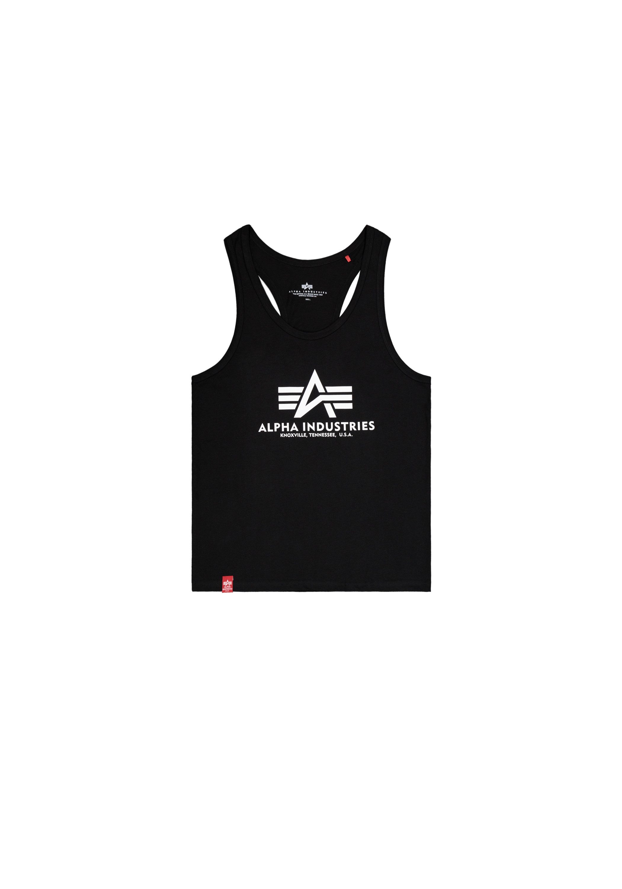 Alpha Industries Muscle-shirt Alpha Industries Mann - T-shirts Basic Tank Body Building heren t-shirts maat 2 XL zwart