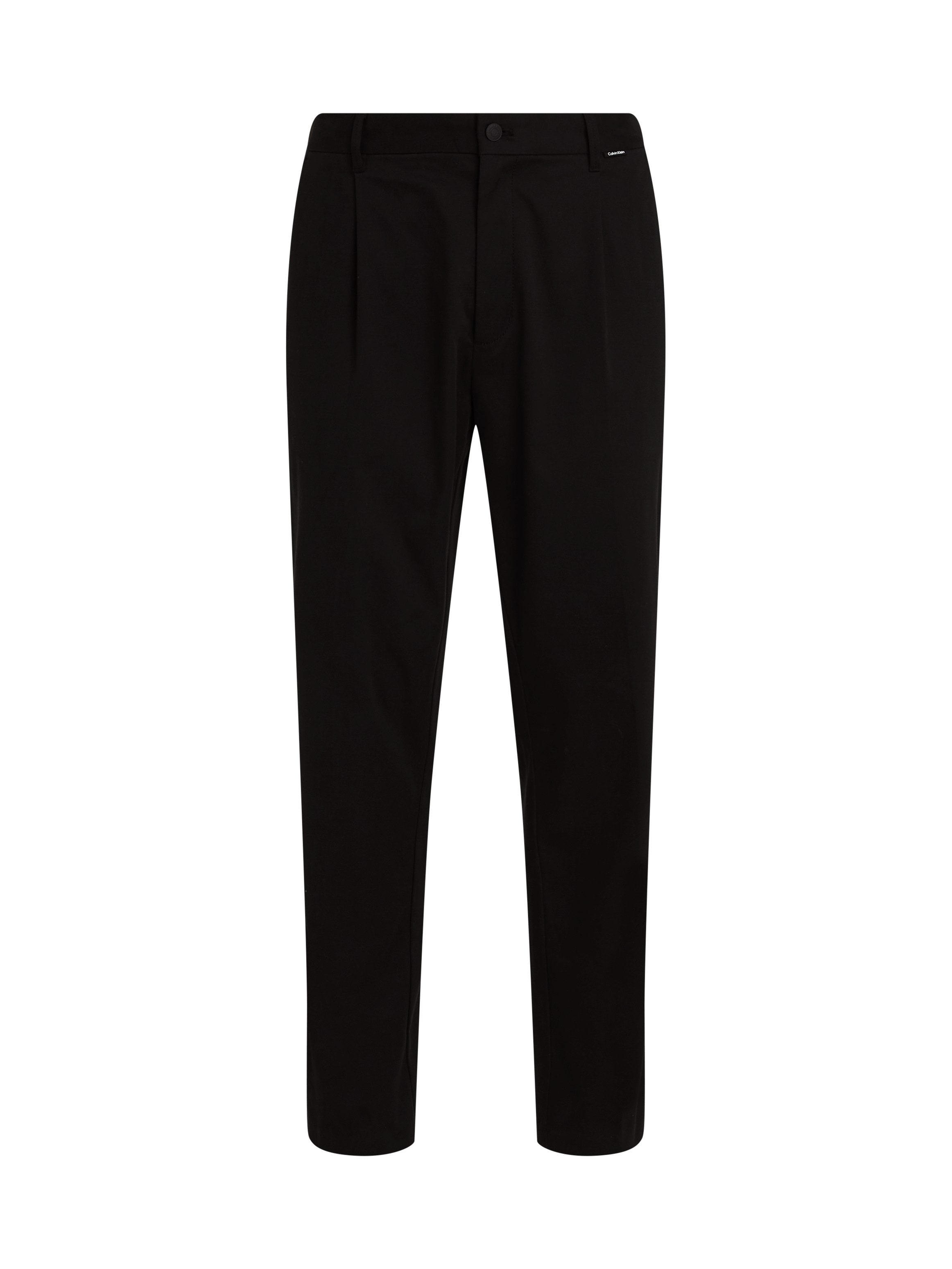 Calvin Klein Pantalon met vouw MODERN TWILL TAPERED PLEAT PANTS