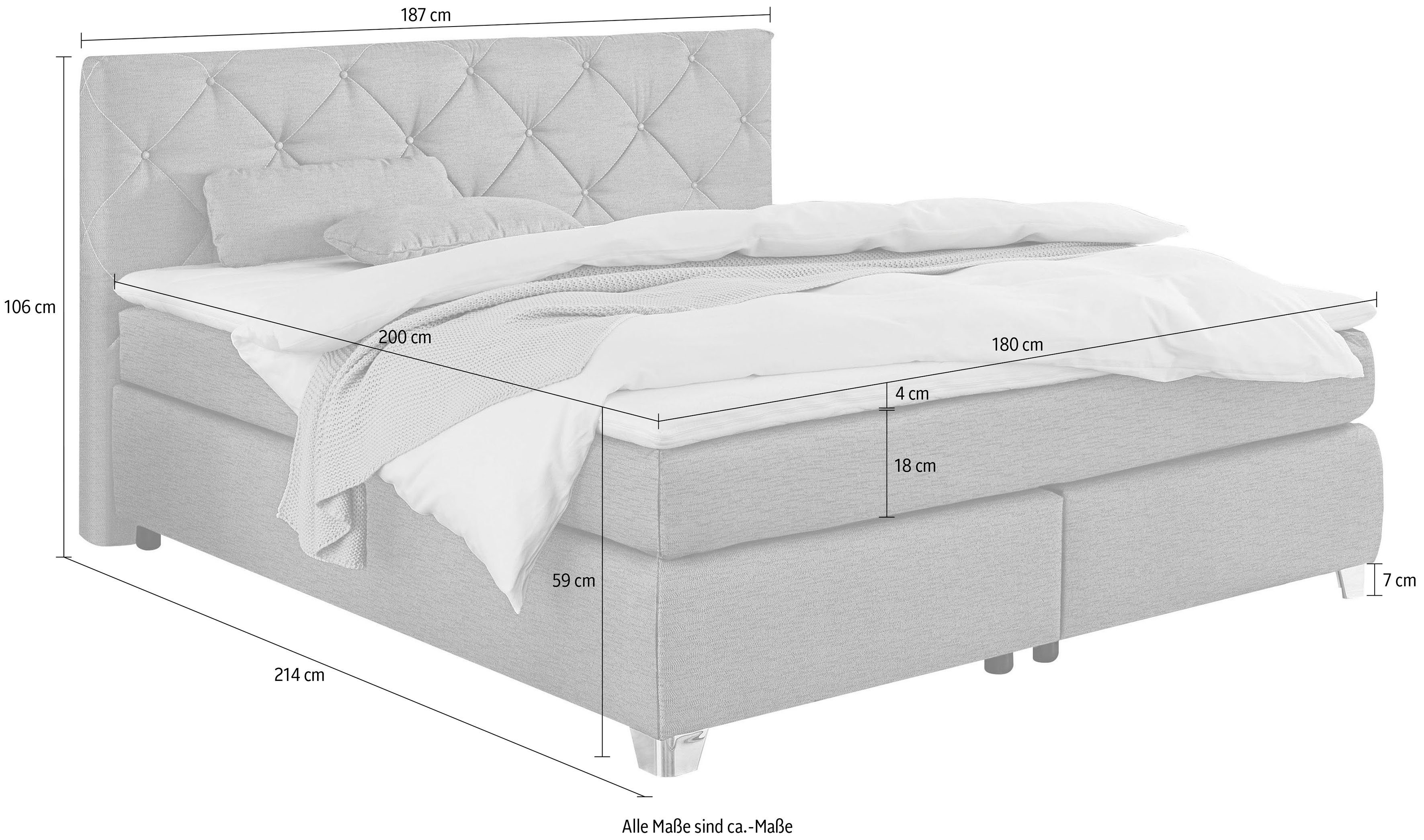 Jockenhöfer Gruppe Boxspring Finja