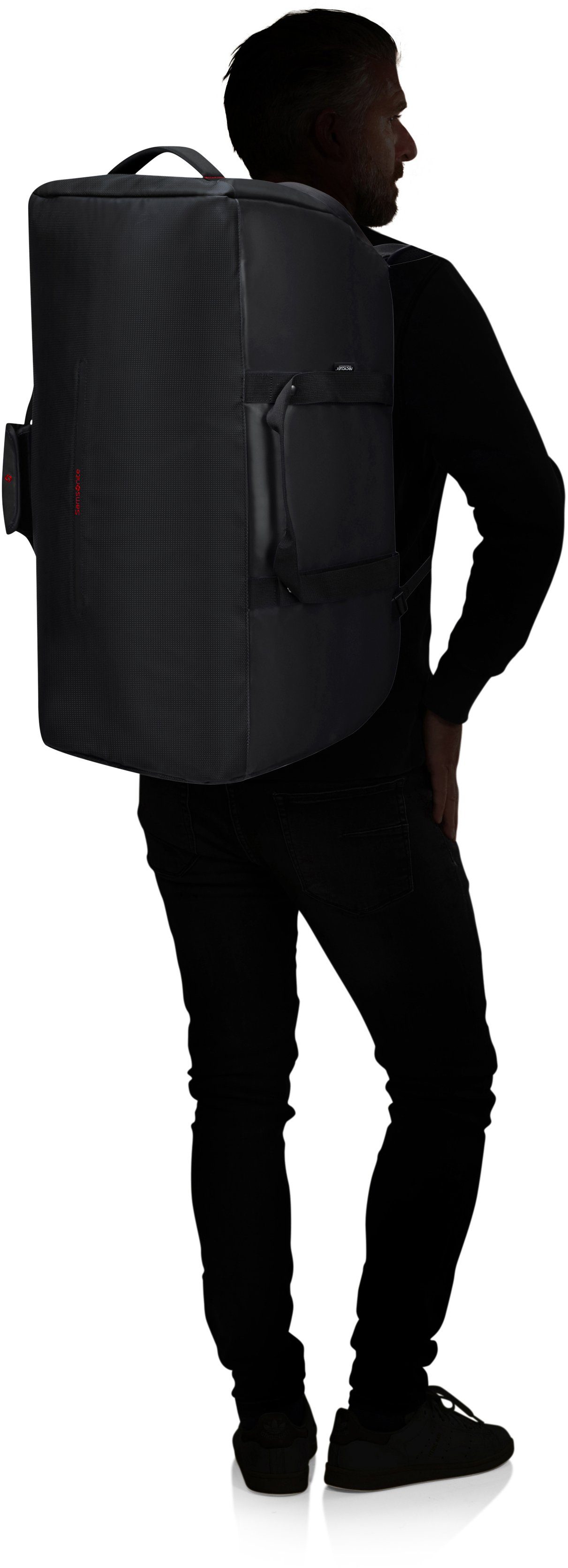 Samsonite Reistas ECODIVER DUFFLE L met rugzakfunctie reistas weekender sporttas
