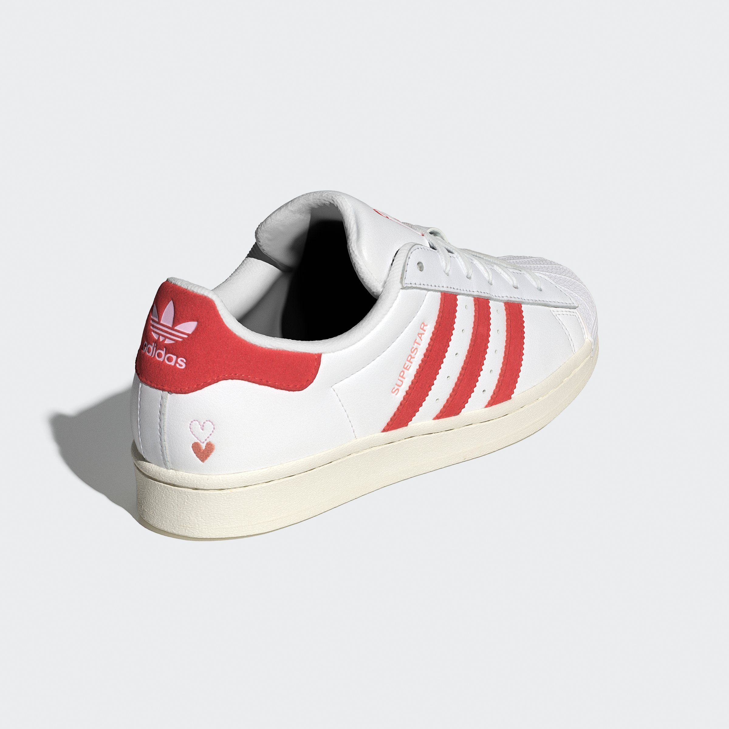 Adidas originals hotsell superstar valentine red/xeno