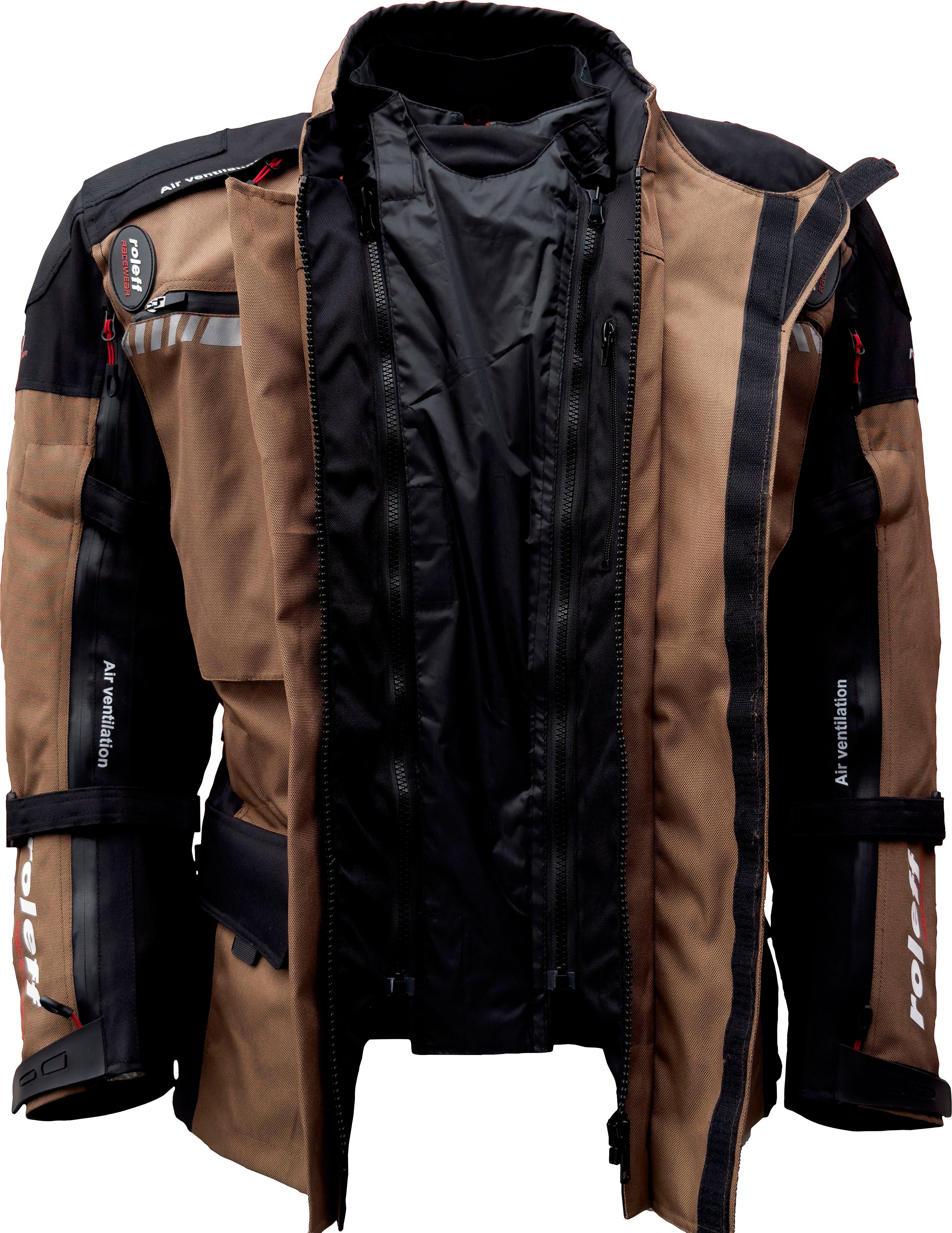 roleff Bikerjack Enduro met beschermers, optimale ventilatie