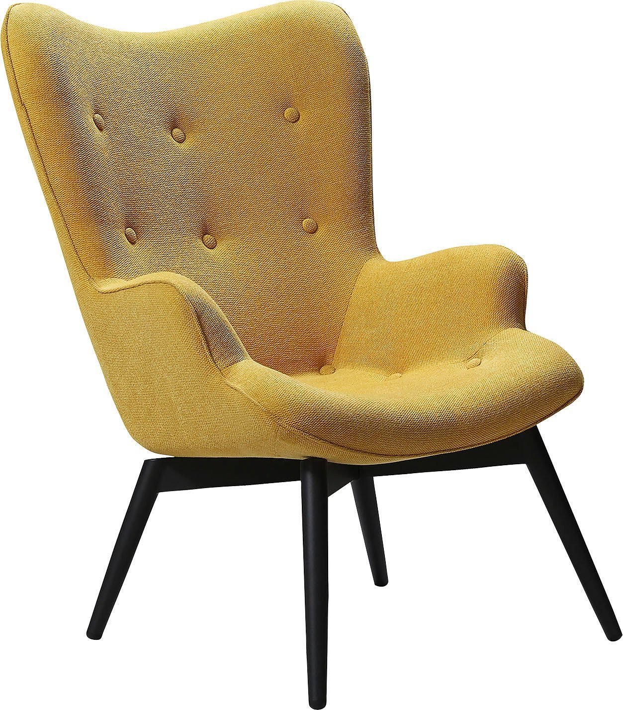 SalesFever Fauteuil Decoratieve knopen in de rugleuning (1 stuk)
