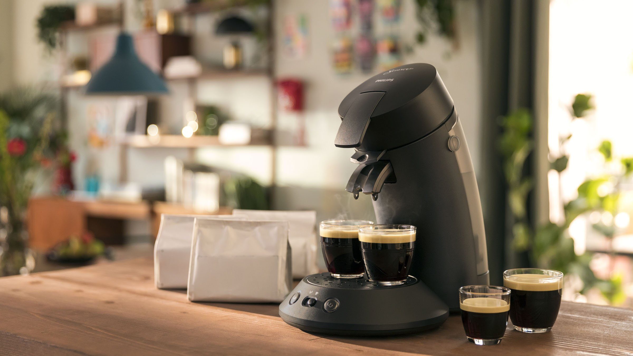bijwoord huiselijk zacht Senseo Koffiepadautomaat Original Plus CSA210/60, incl. gratis toebehoren  ter waarde van 5,- vap online shoppen | OTTO